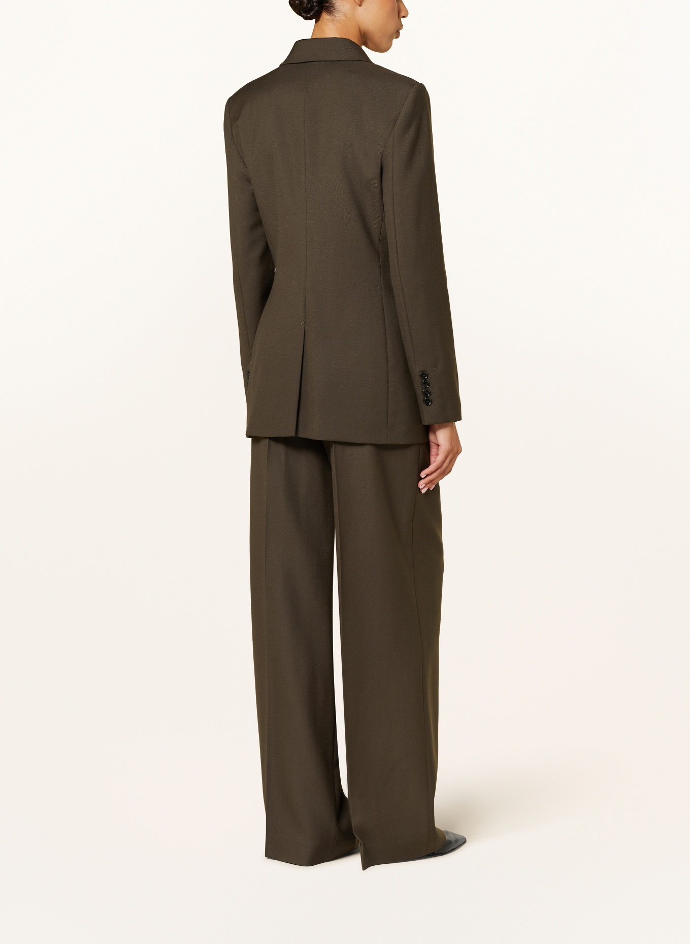 AMI PARIS Longblazer: DUNKELBRAUN