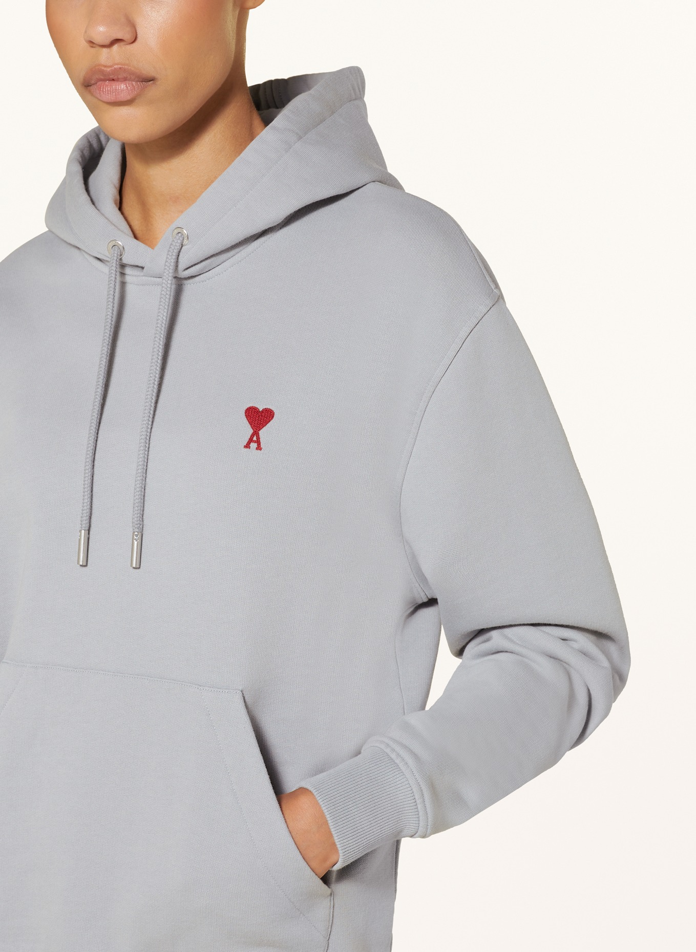 AMI PARIS Hoodie in blaugrau