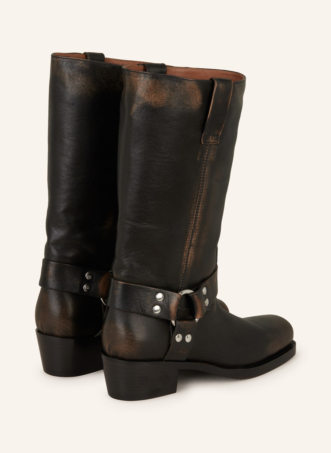 PARIS TEXAS Biker boots ROXY in black