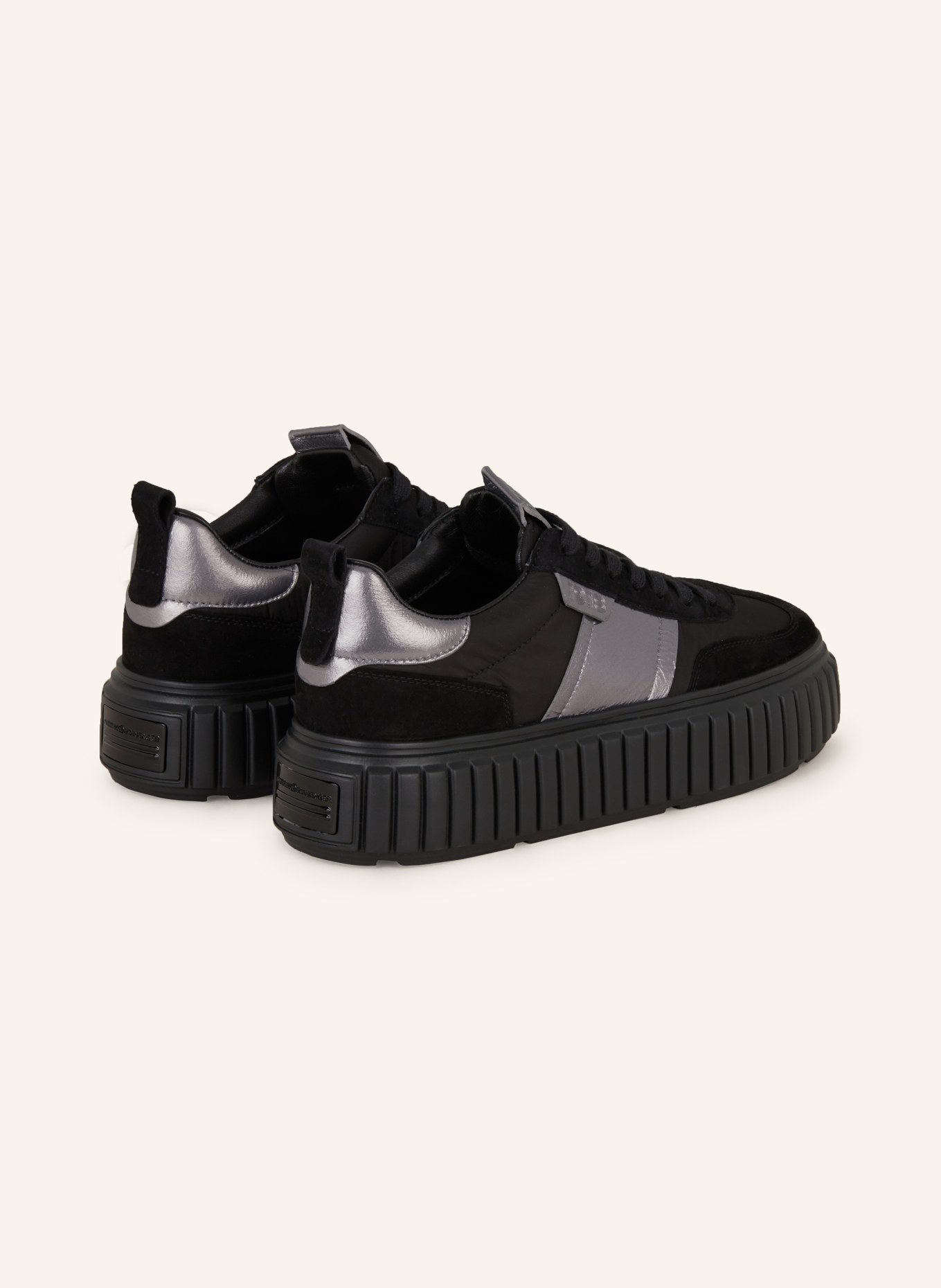 KENNEL & SCHMENGER Sneaker ZAP: SCHWARZ / GRAU