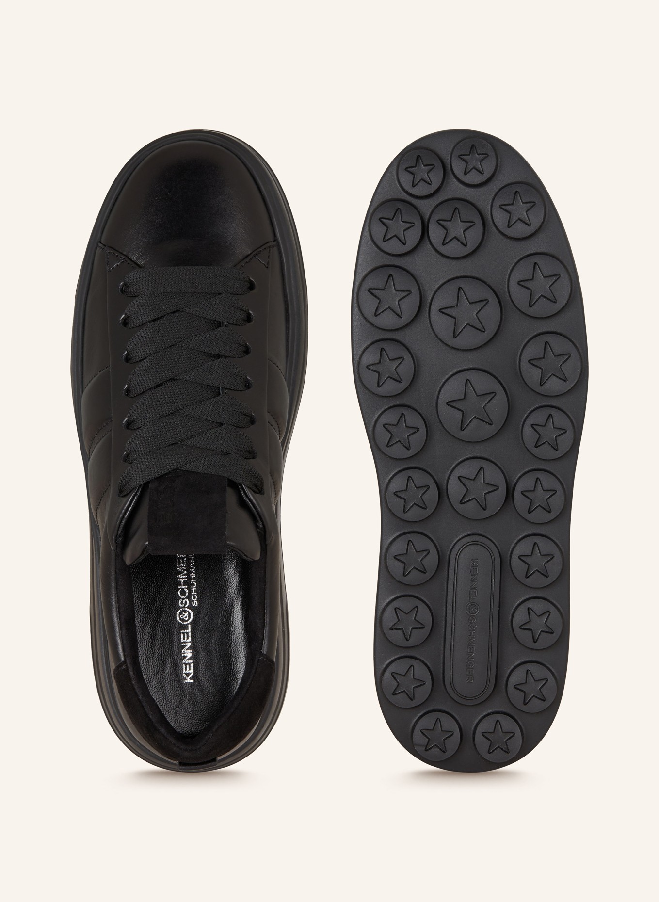 KENNEL & SCHMENGER Sneaker BREAK: SCHWARZ