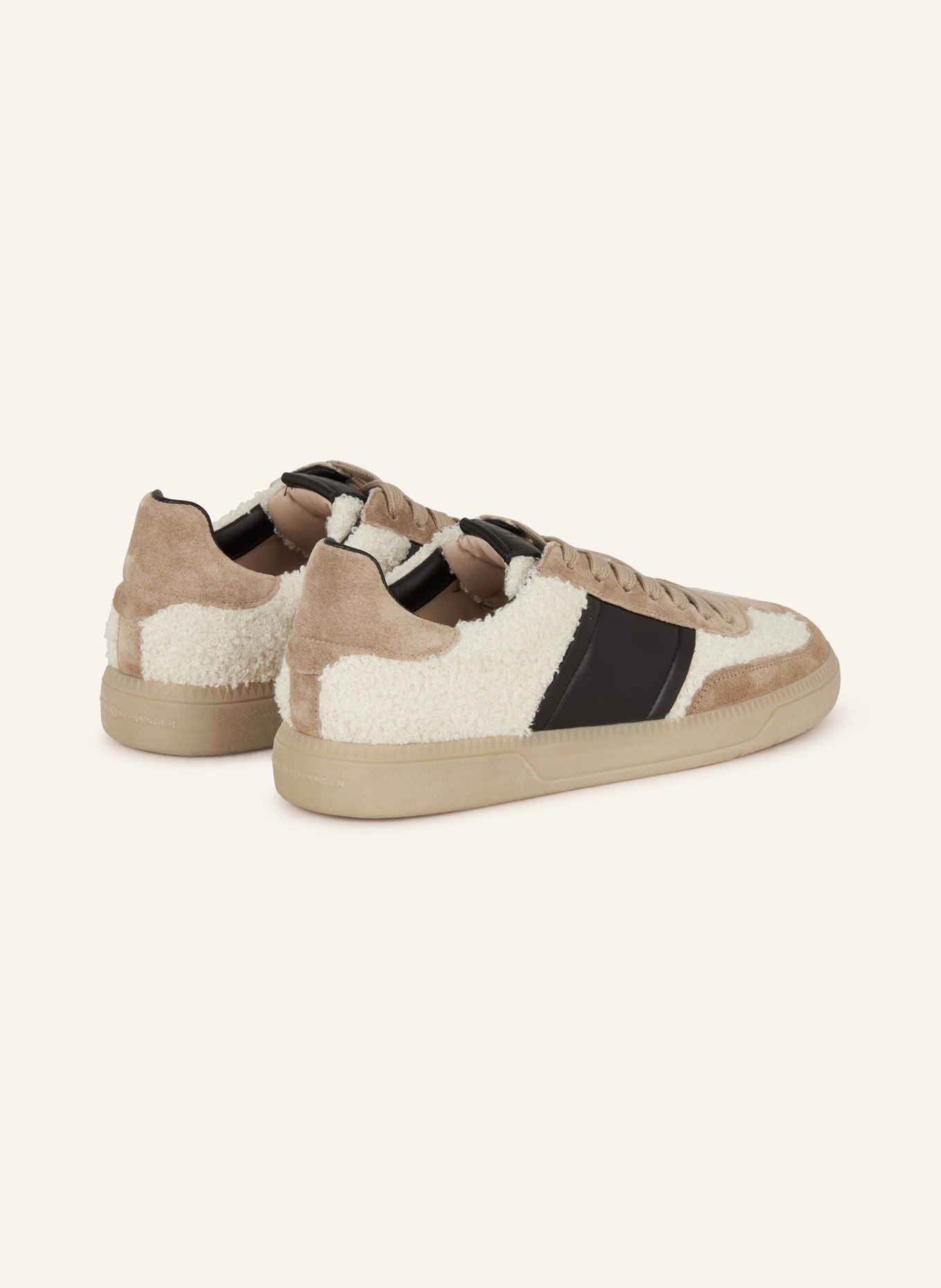 KENNEL & SCHMENGER Sneakers with faux fur, Color: CREAM/ BEIGE/ BLACK (Image 2)