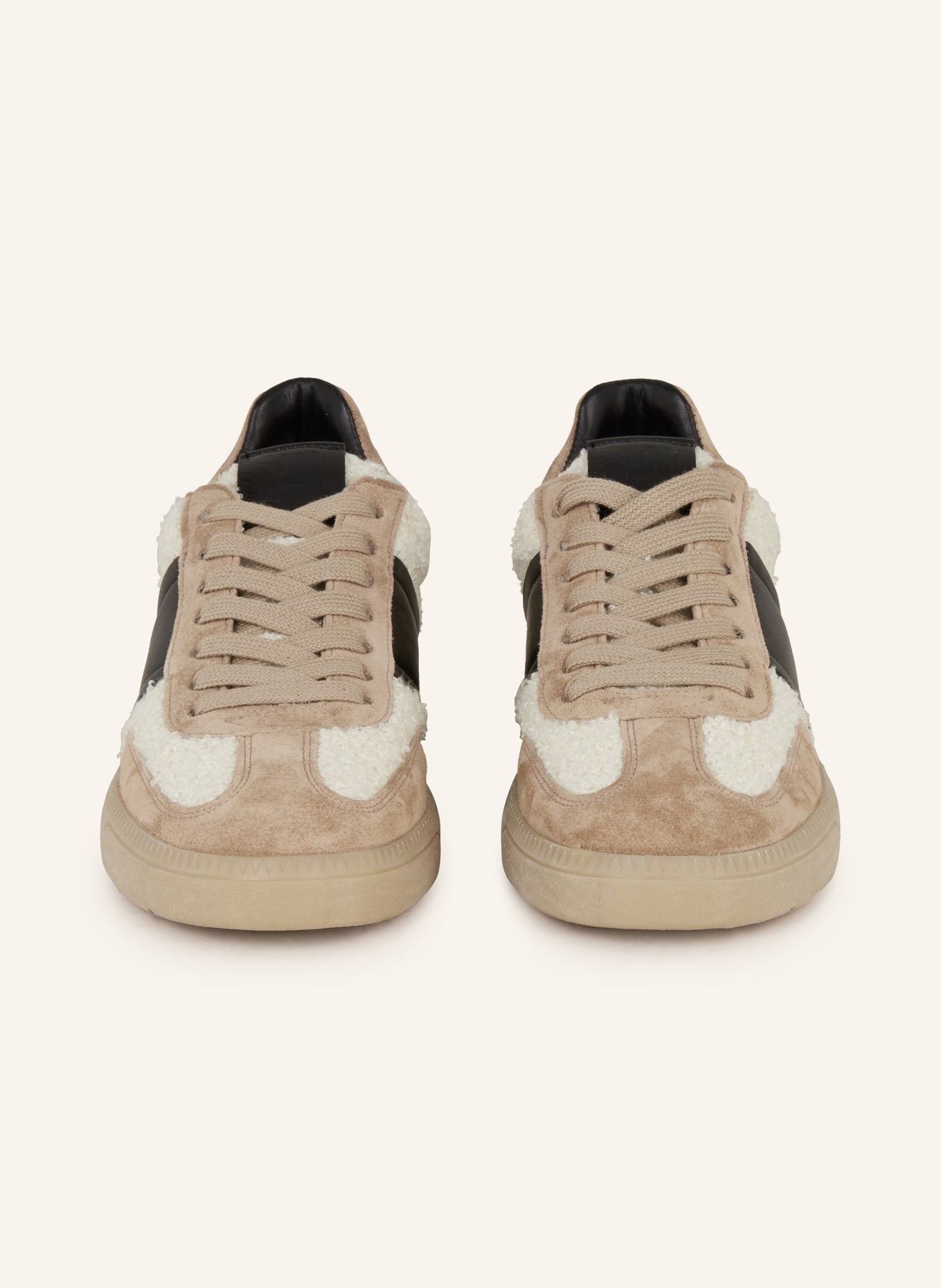 KENNEL & SCHMENGER Sneakers with faux fur, Color: CREAM/ BEIGE/ BLACK (Image 3)