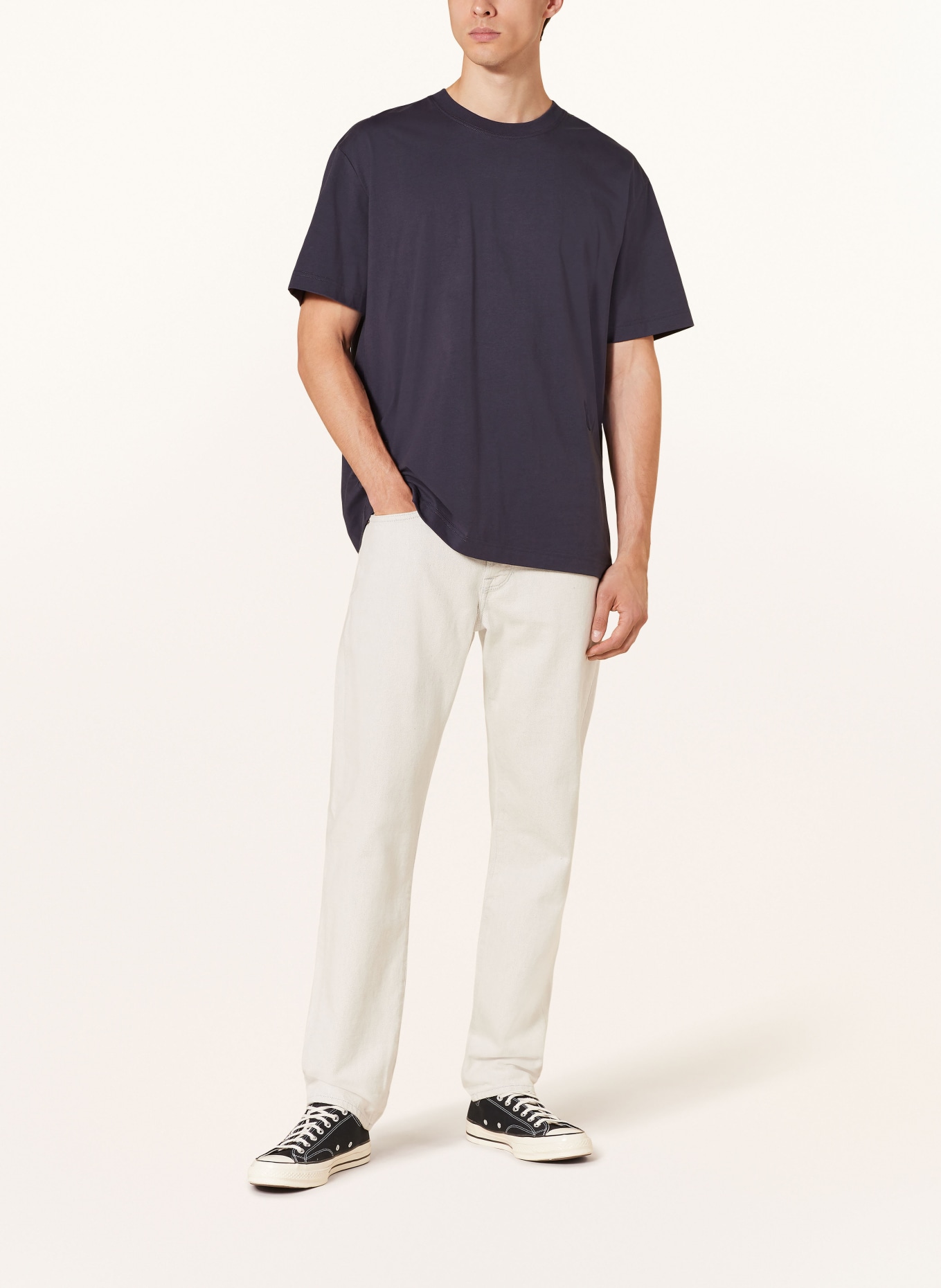 ARMEDANGELS T-Shirt AADRU: DUNKELBLAU