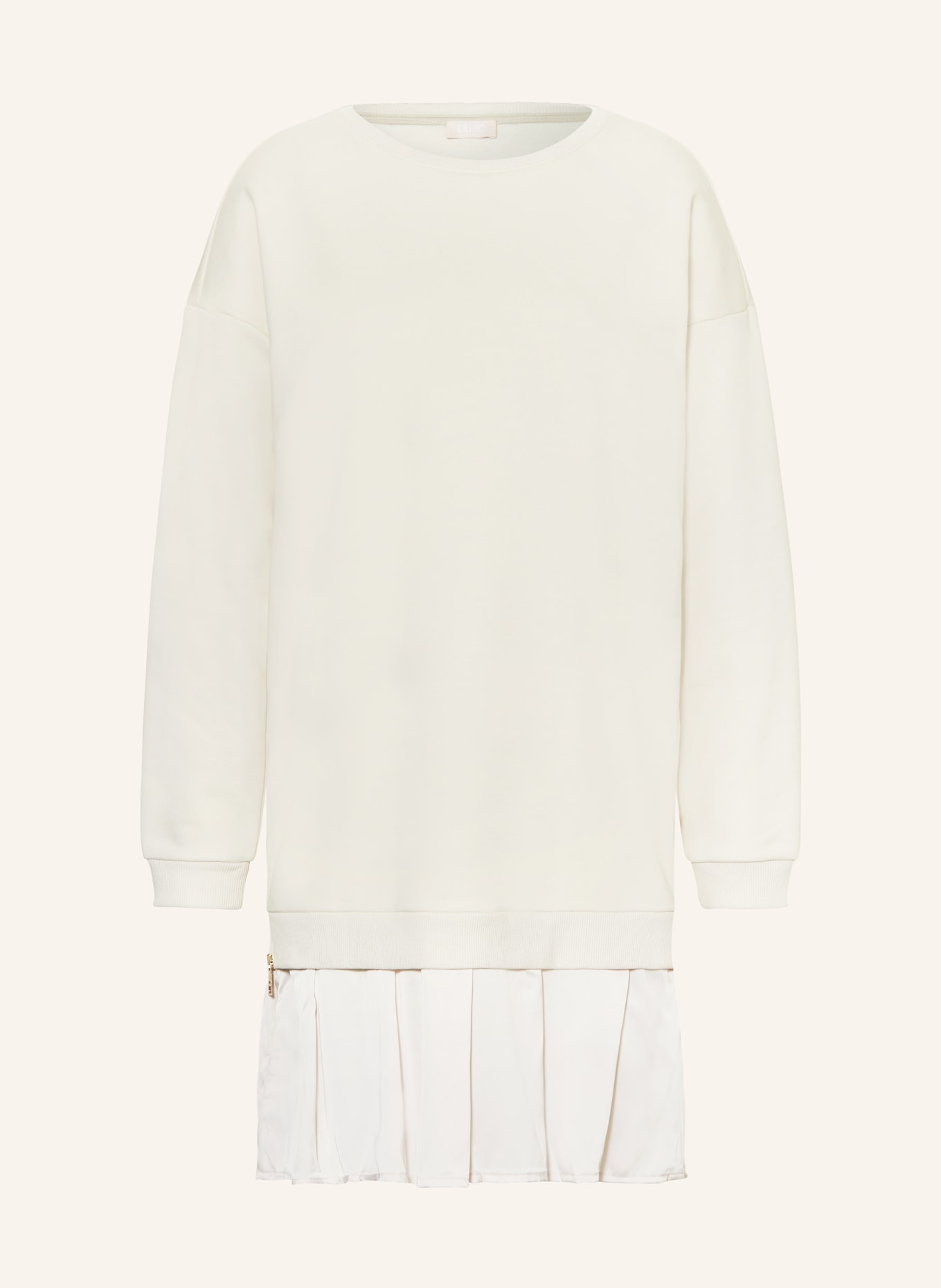Sweatshirt material dress top
