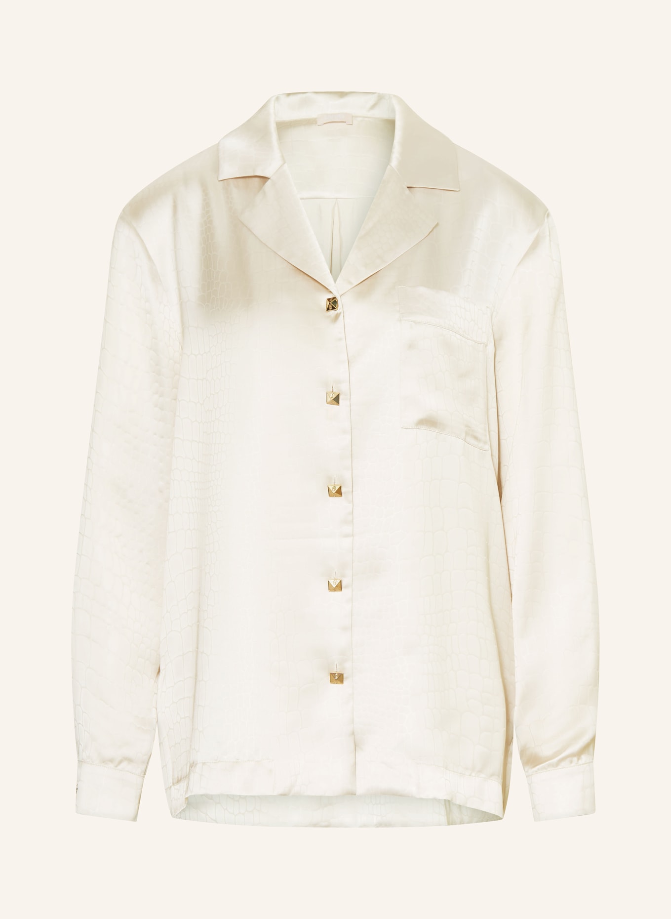 LIU JO Satin blouse, Color: CREAM (Image 1)