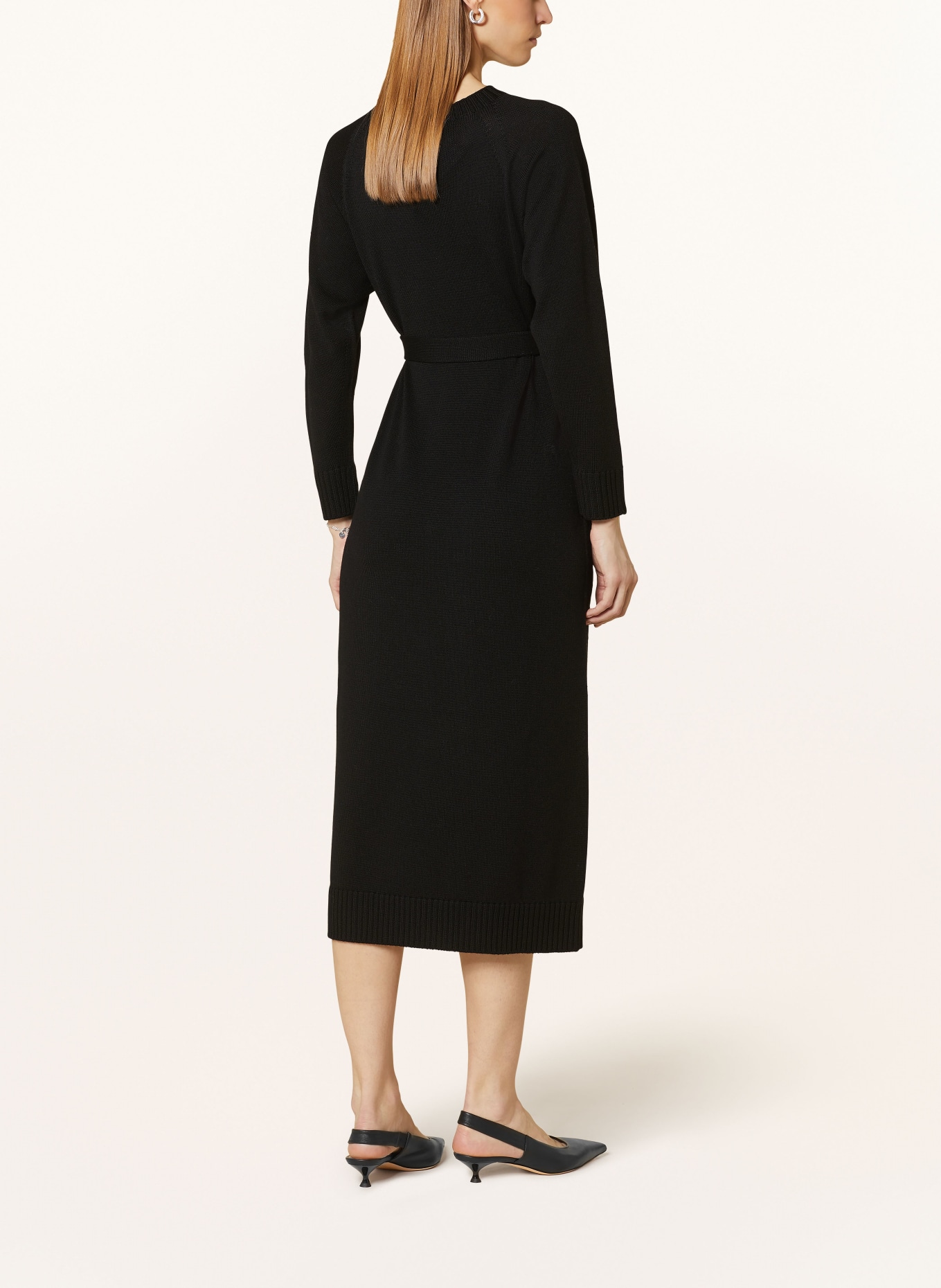 MM Knit dress SCRIVIA: BLACK