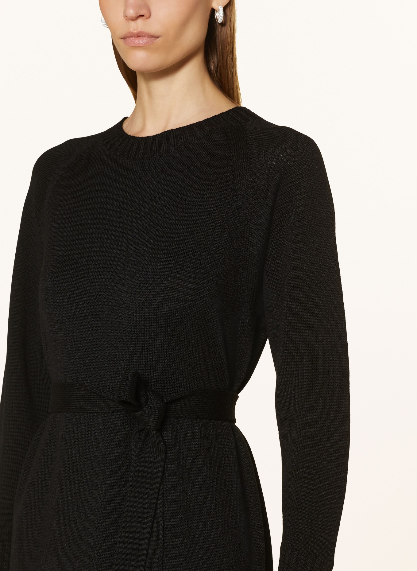 MM Knit dress SCRIVIA: BLACK