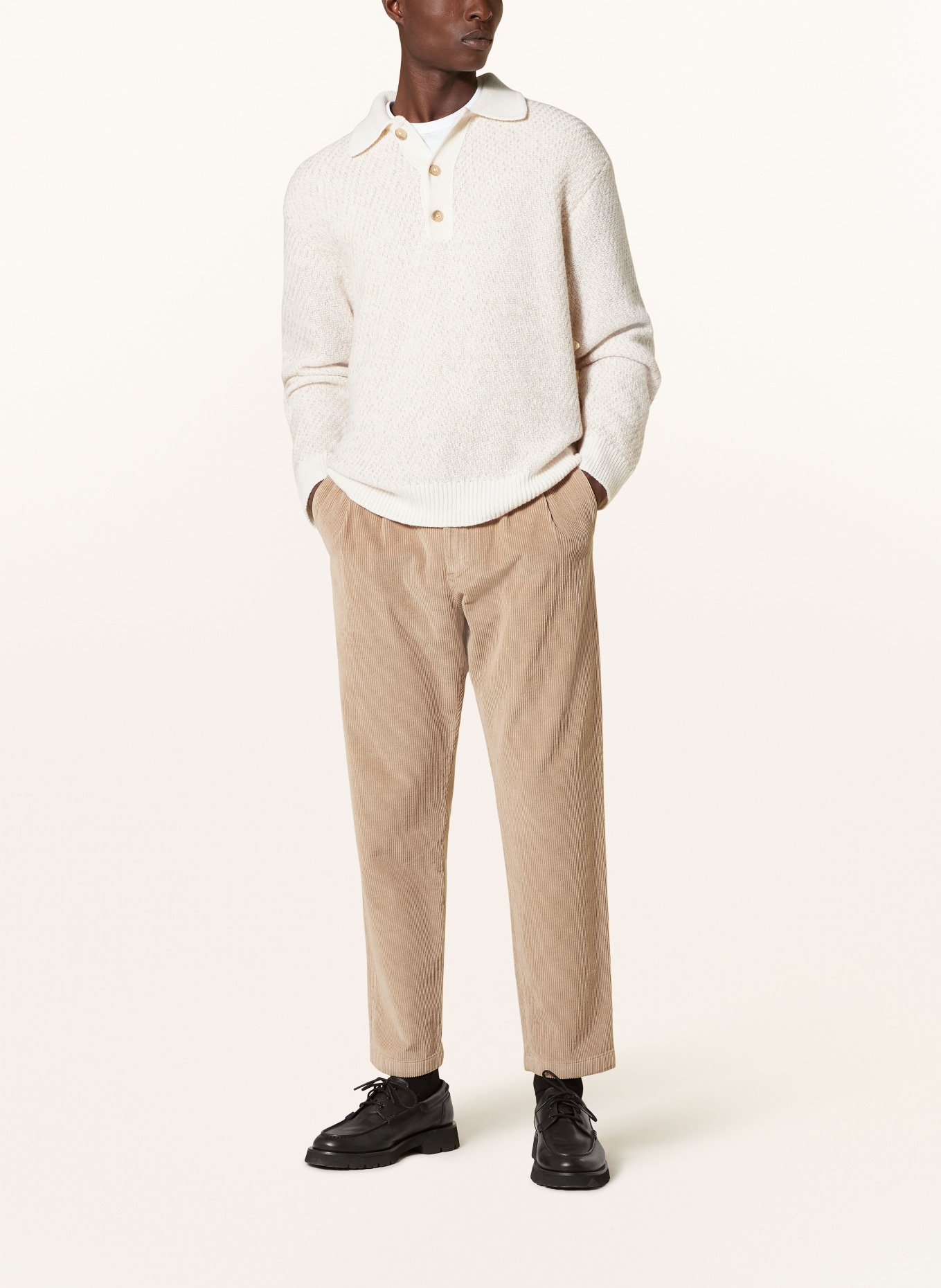CLOSED Cordhose BERGEN Tapered Fit: CAMEL
