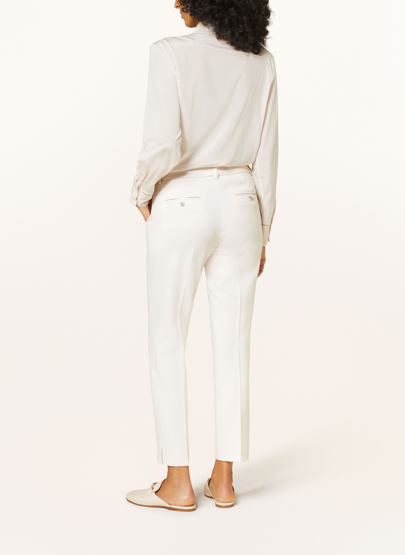 PESERICO 7/8 pants, Color: BEIGE (Image 3)