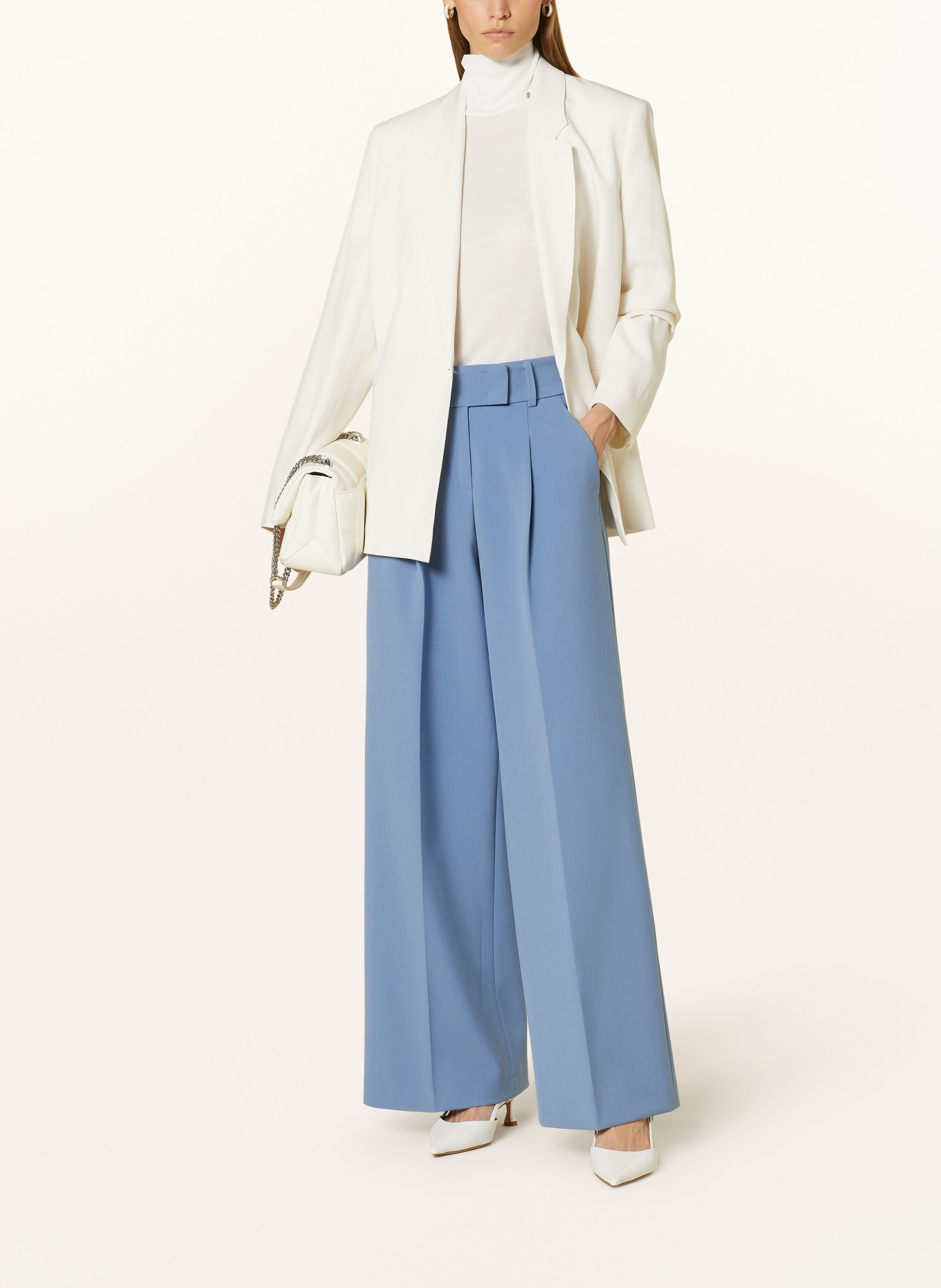 SEDUCTIVE Wide leg trousers CHRISSY, Color: BLUE (Image 2)