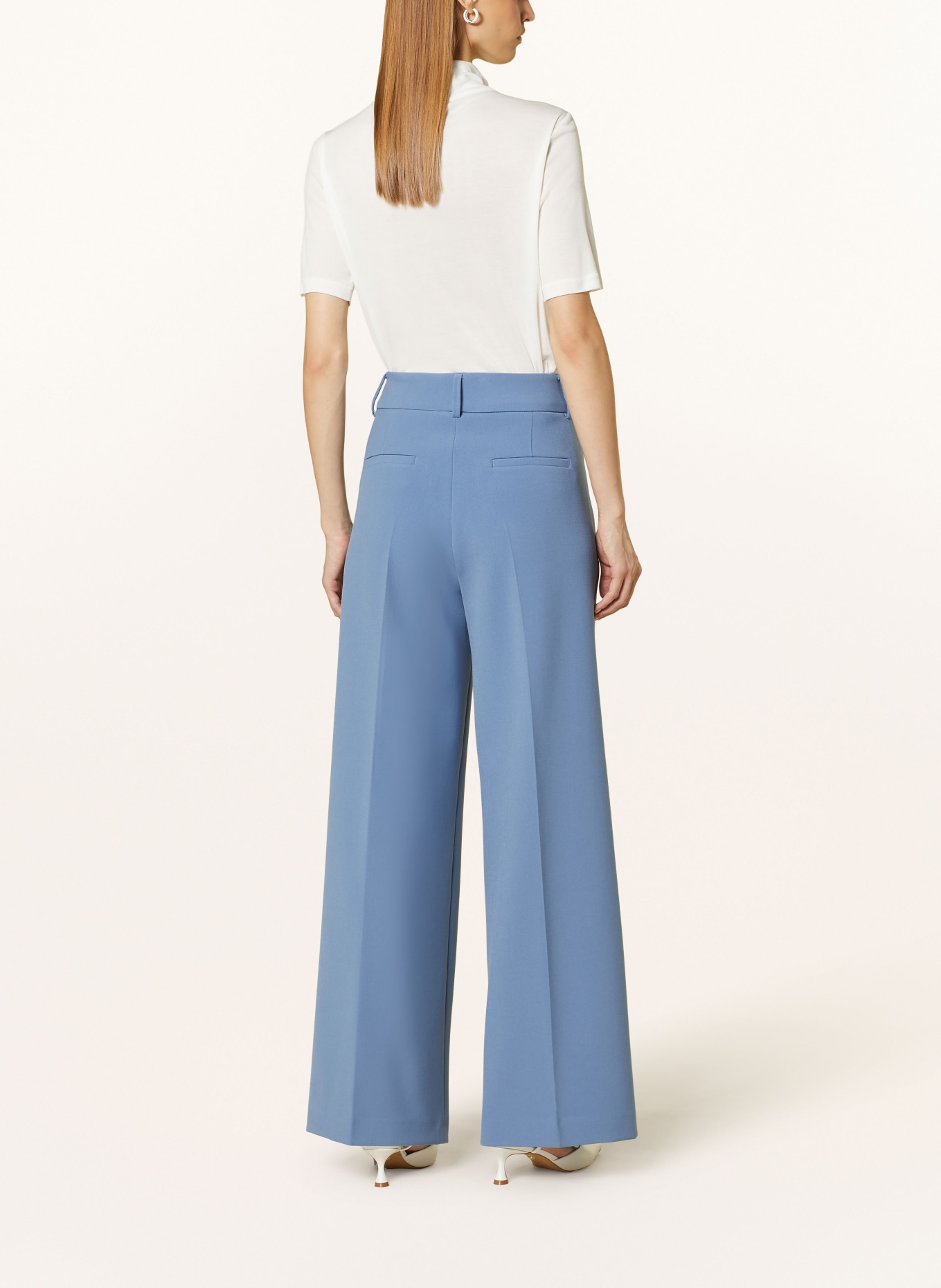 SEDUCTIVE Wide leg trousers CHRISSY, Color: BLUE (Image 3)