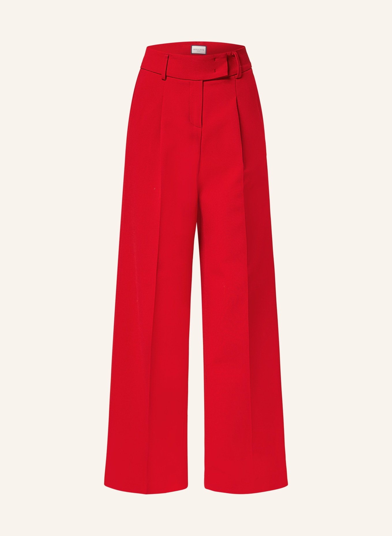 SEDUCTIVE Wide leg trousers CHRISSY, Color: DARK RED (Image 1)