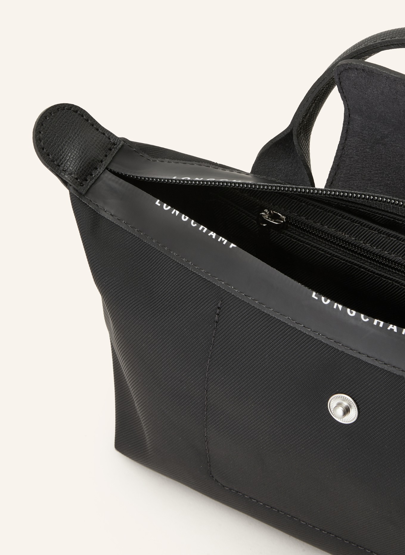 LONGCHAMP Handtasche POCHETTE POUCH M: SCHWARZ