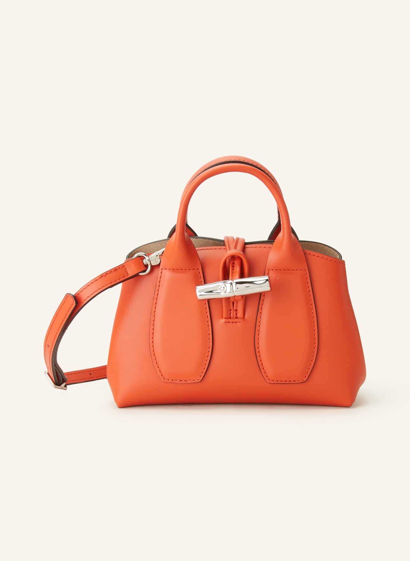 LONGCHAMP Handtasche XS LE ROSEAU, Farbe: ORANGE (Bild 1)