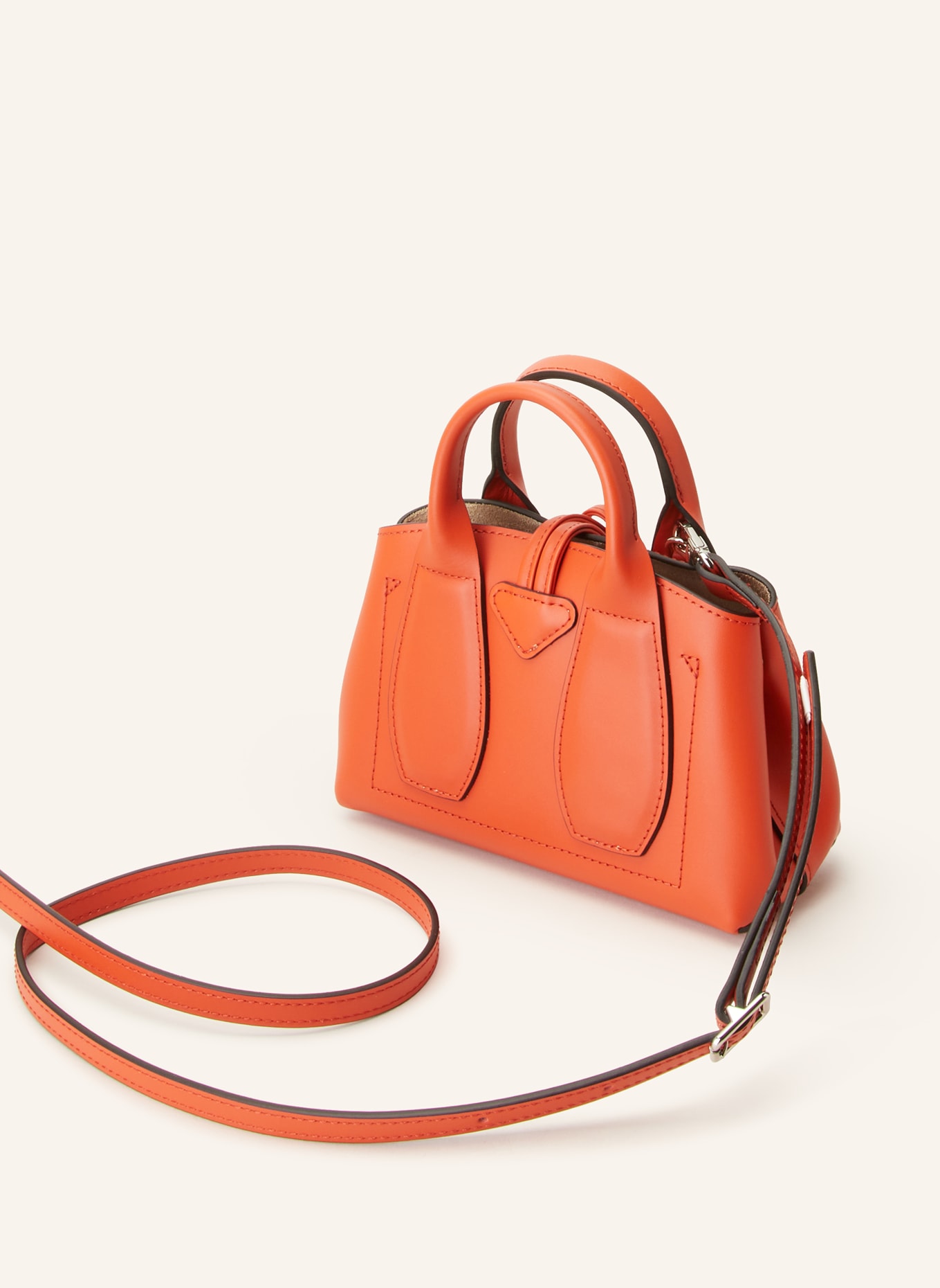 LONGCHAMP Handtasche XS LE ROSEAU, Farbe: ORANGE (Bild 2)