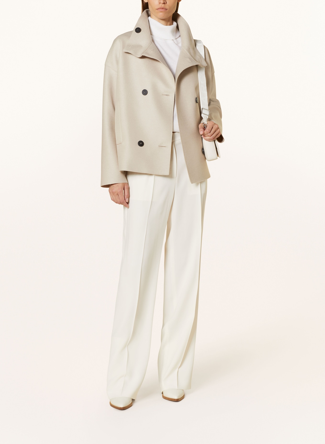 HARRIS WHARF LONDON Jacket in cream