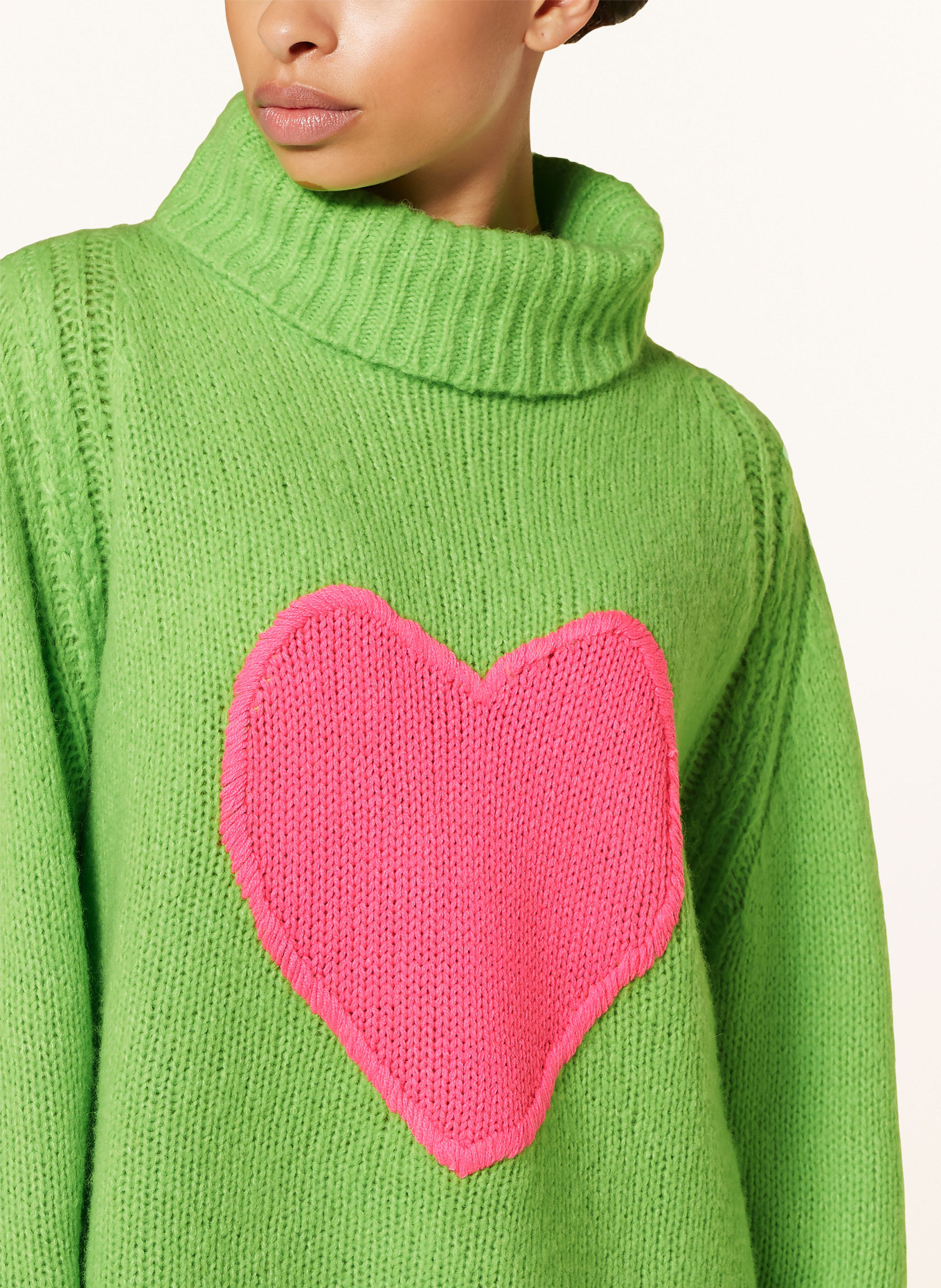 Neon color turtleneck shop