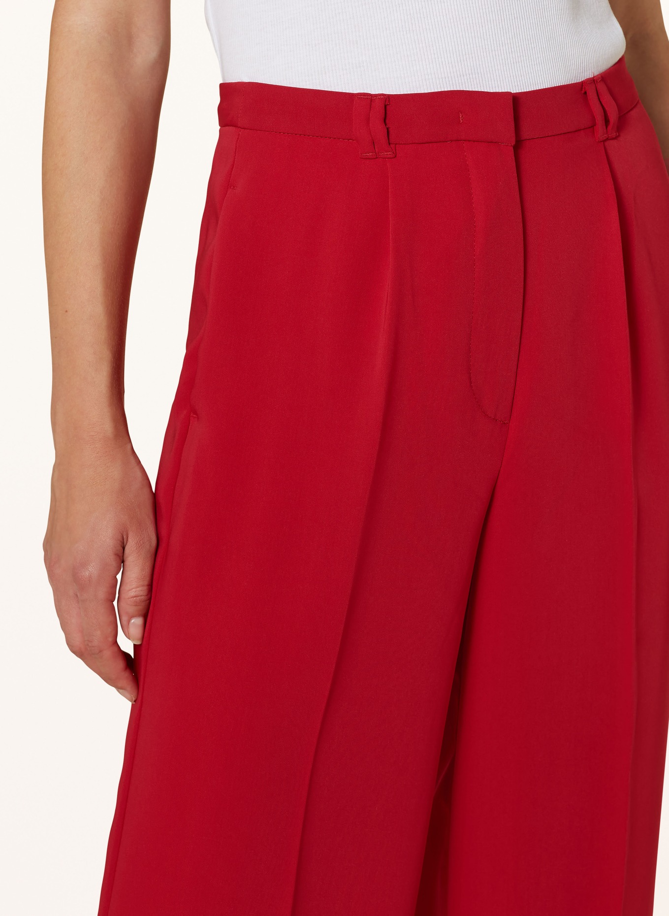 BETTY&CO Wide leg trousers, Color: RED (Image 5)