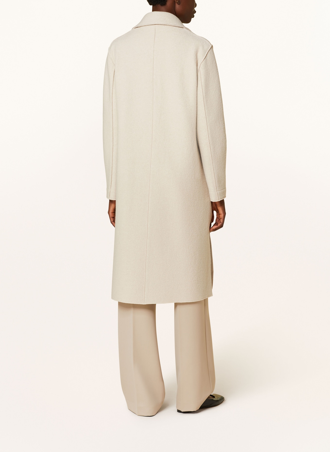 ICONS CINZIA ROCCA Wool coat, Color: 6 SAND (Image 3)