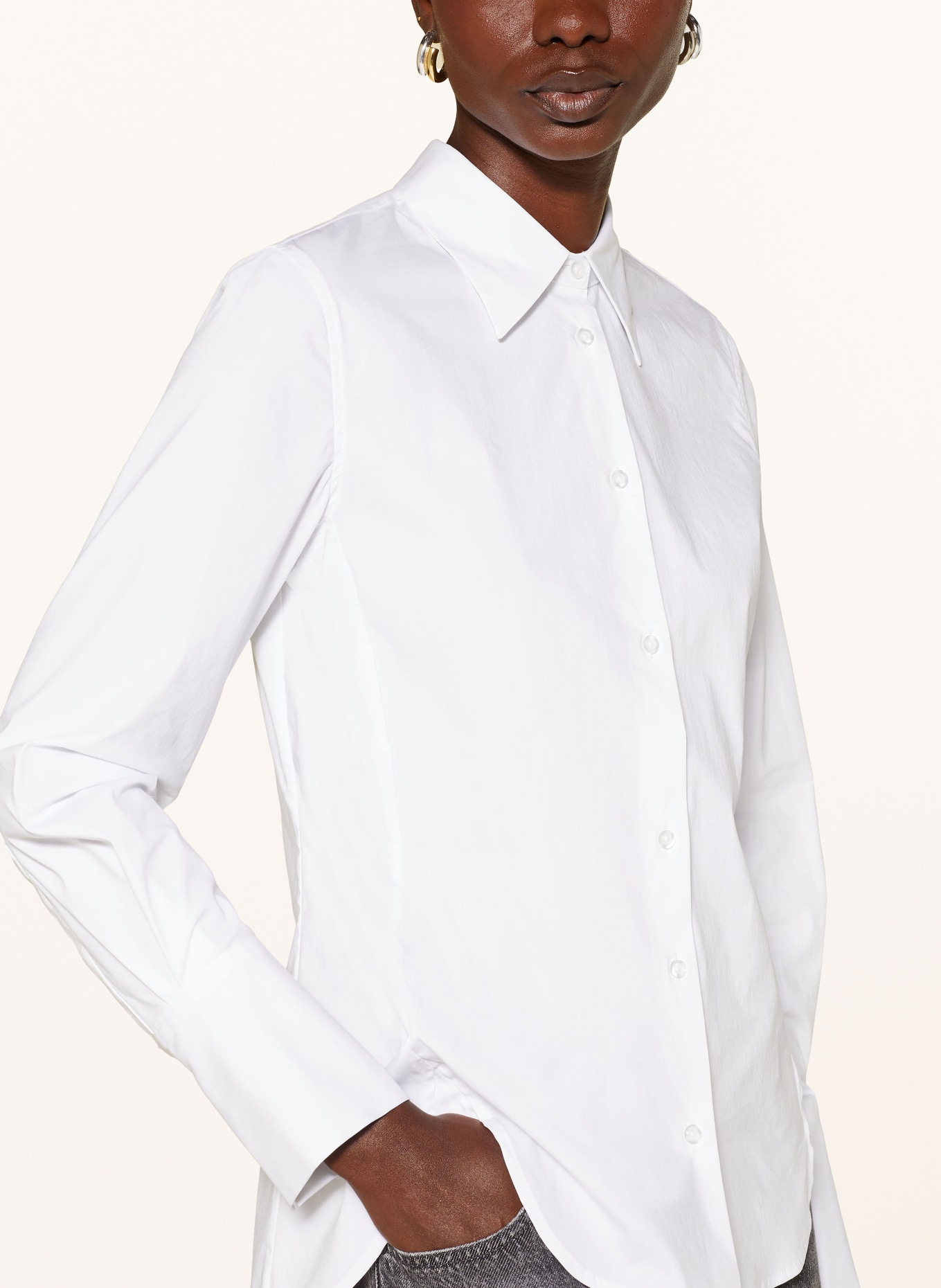 MRS & HUGS Shirt blouse, Color: WHITE (Image 4)