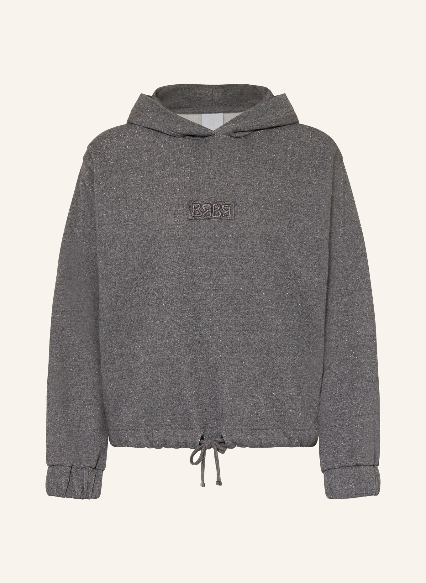 BOGNER Hoodie GOLDA with glitter thread, Color: GRAY (Image 1)