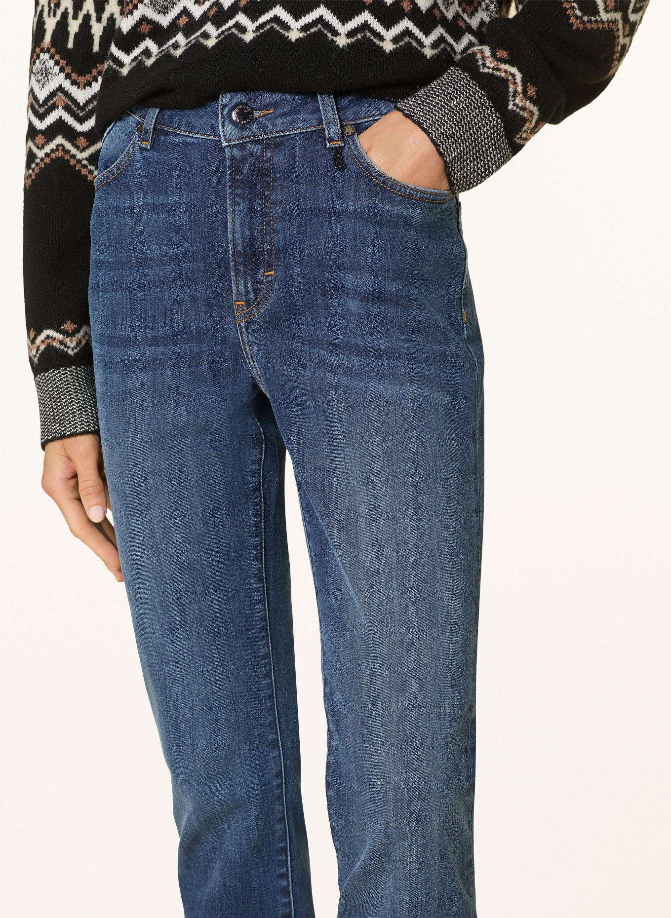 BOGNER Straight Jeans JULIE: 420 BLUE