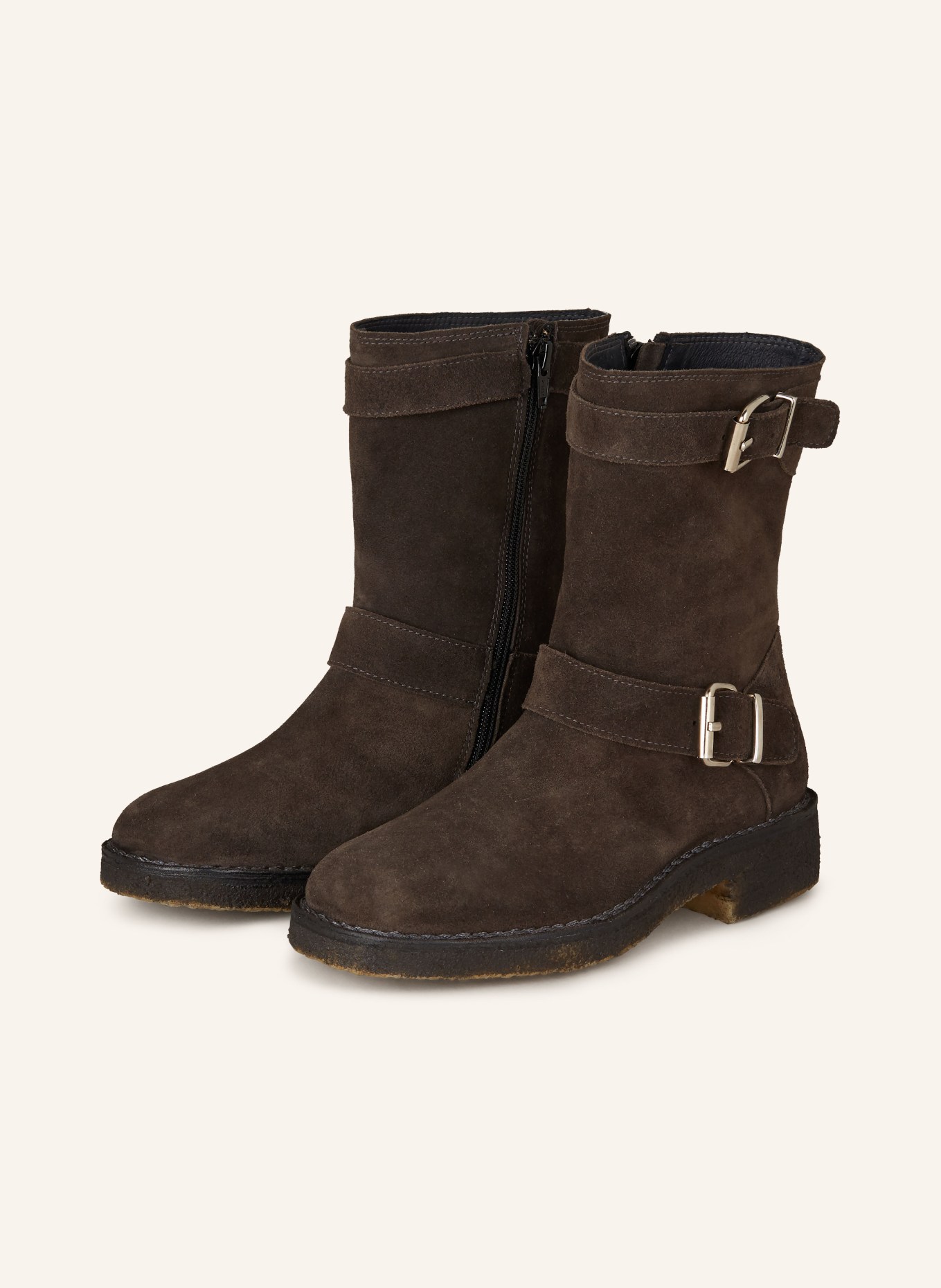 billi bi Biker Boots, Farbe: DUNKELBRAUN (Bild 1)