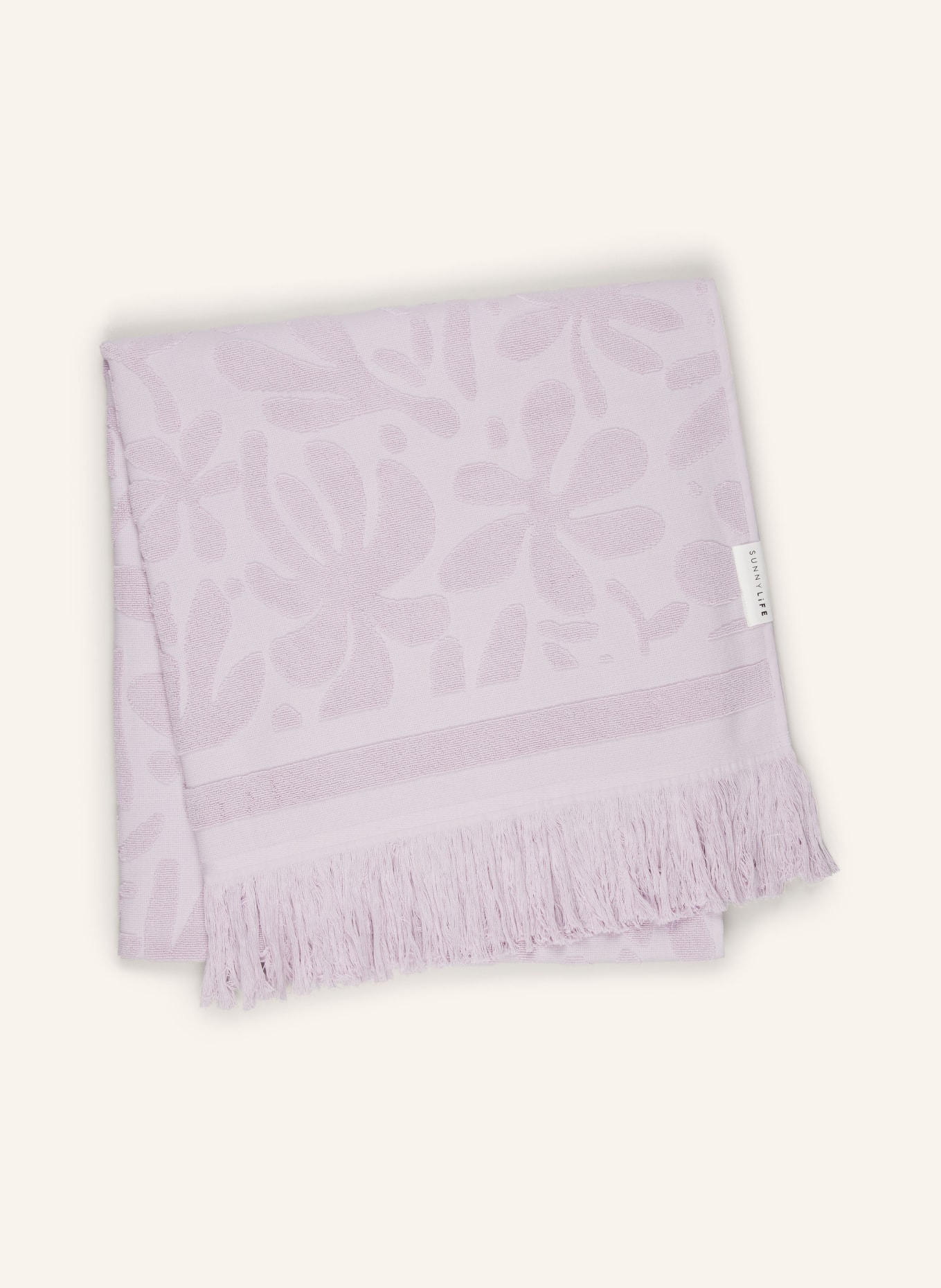 SUNNYLIFE Beach towel RIO SUN, Color: LIGHT PURPLE (Image 2)