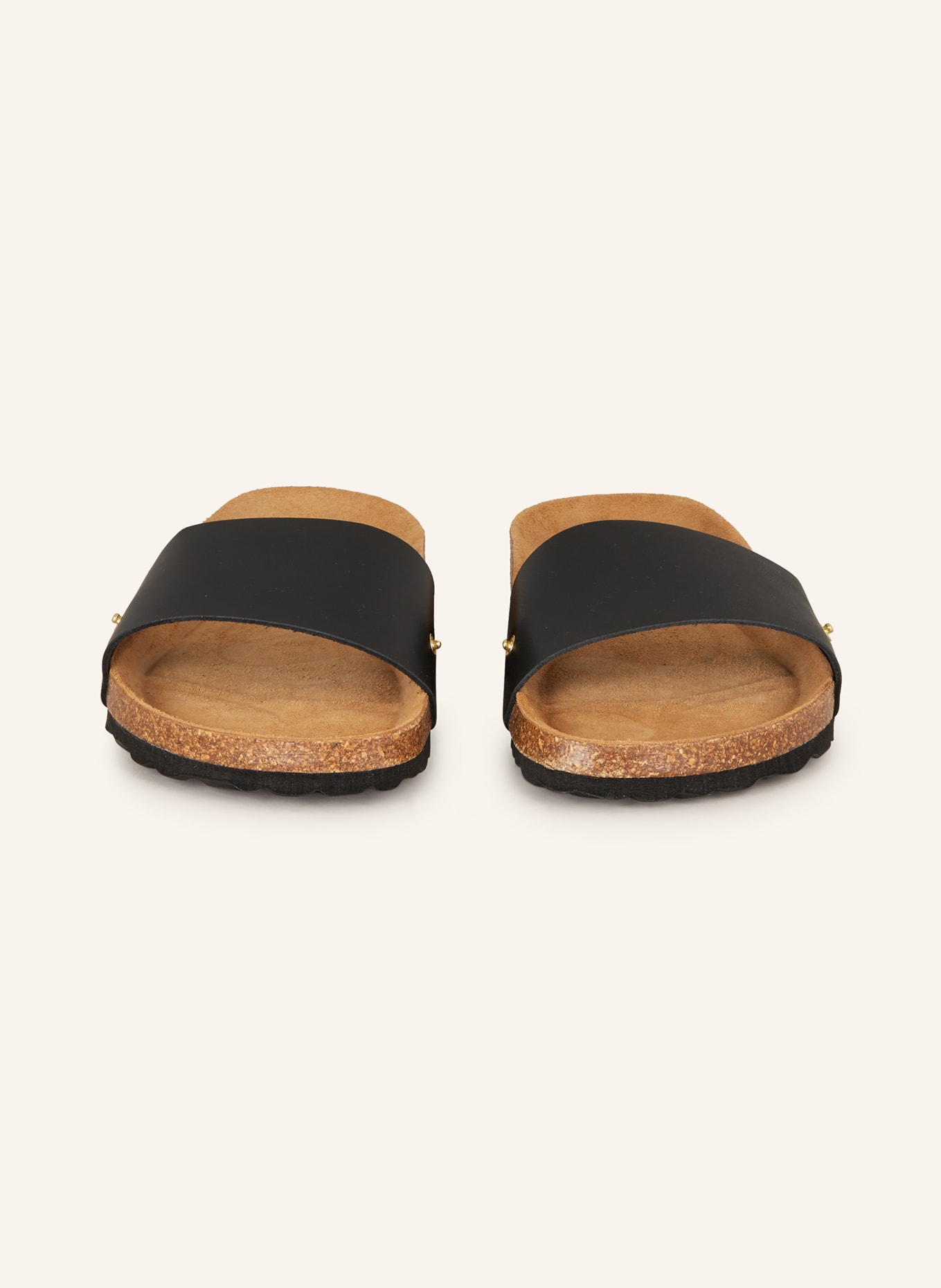 HEY MARLY Pantoletten-Basis: SCHWARZ