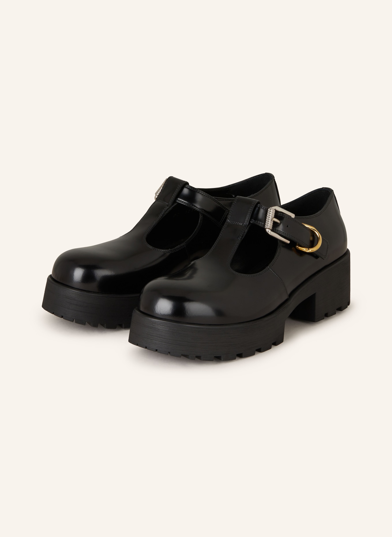 GIVENCHY Loafersy VOYOU: CZARNY