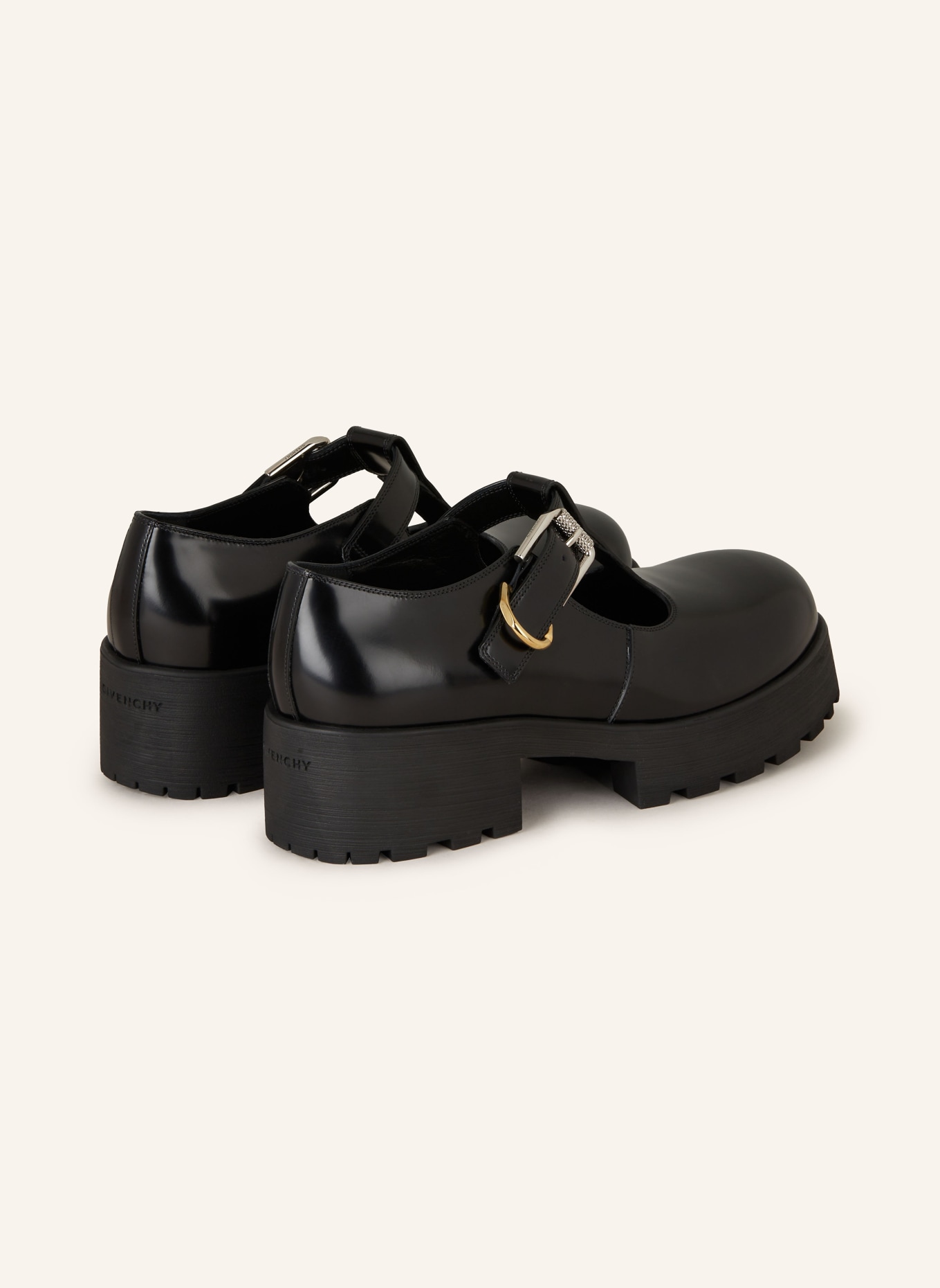 GIVENCHY Loafersy VOYOU: CZARNY