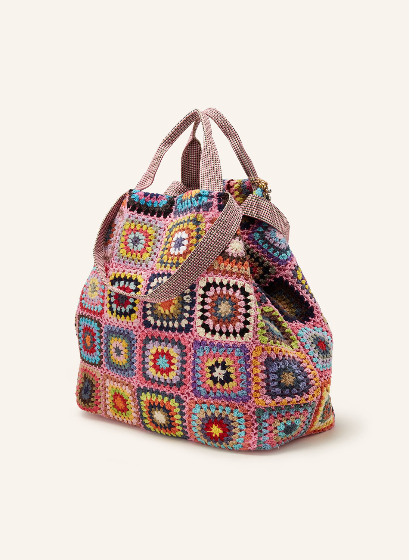 ANOKHI Shopper: RŮŽOVÁ / SVĚTLE FIALOVÁ / ČERVENÁ