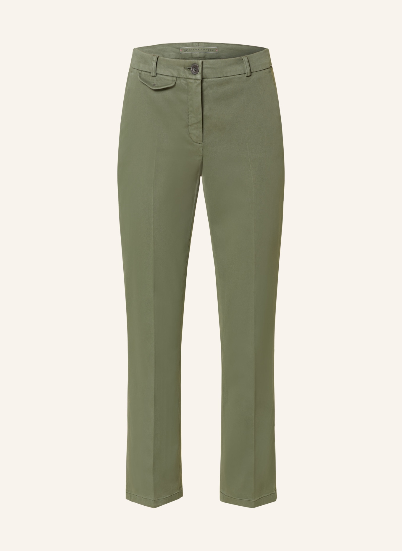 RAFFAELLO ROSSI 7/8 trousers DORAIN, Color: LIGHT GREEN (Image 1)