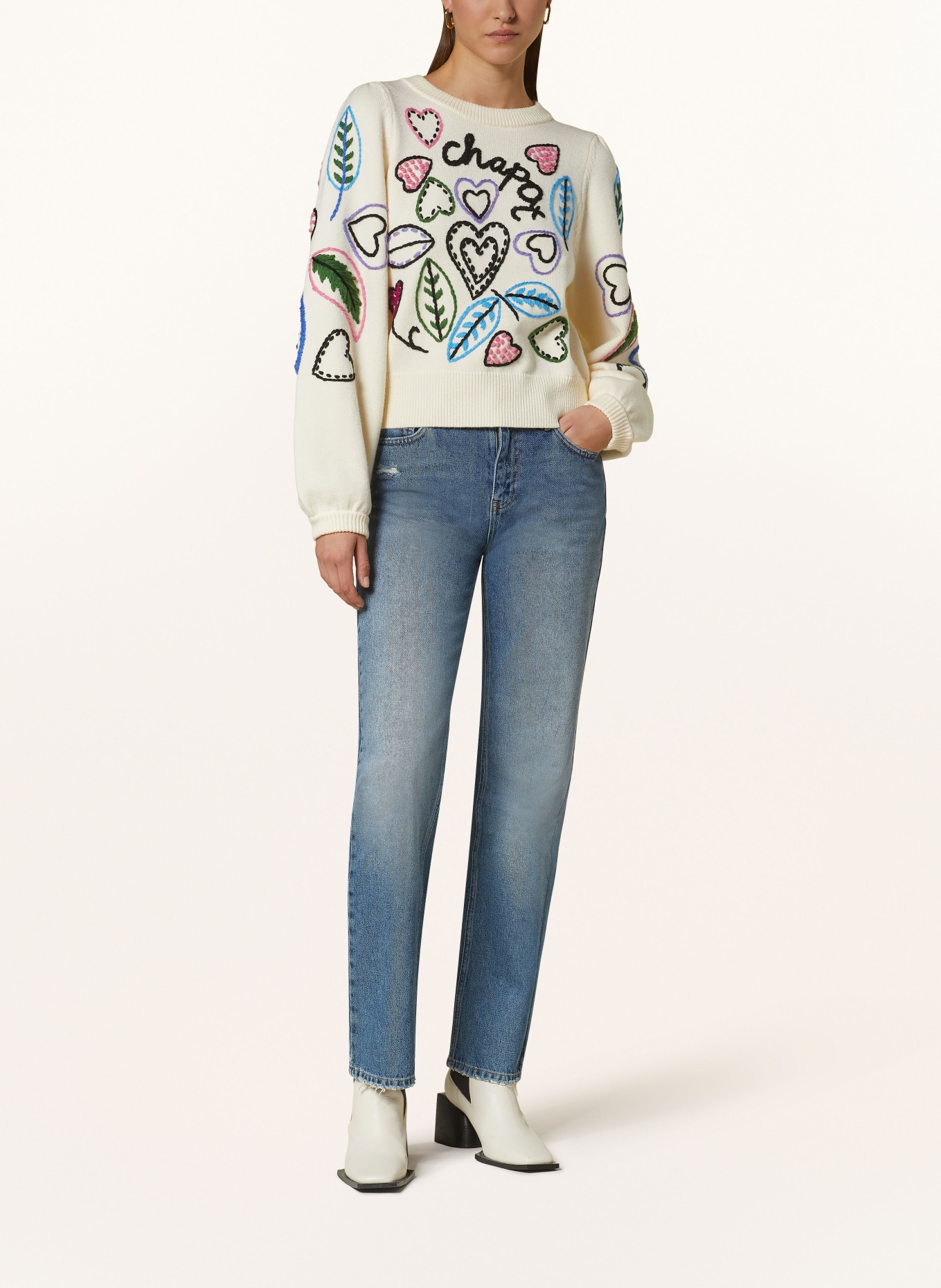FABIENNE CHAPOT Jeansy straight MARIE STRAIGHT, Kolor: 3338 Authentic Wash (Obrazek 2)