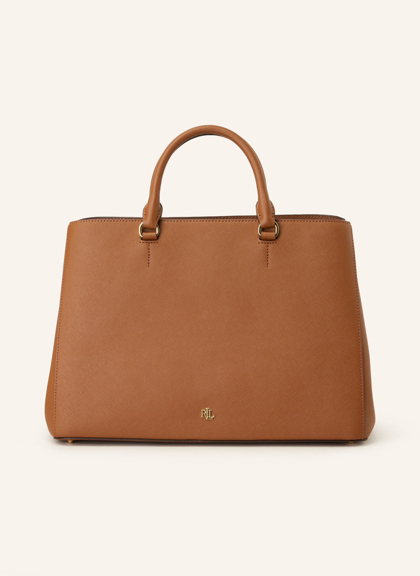 LAUREN RALPH LAUREN Saffiano handbag, Color: BROWN (Image 1)