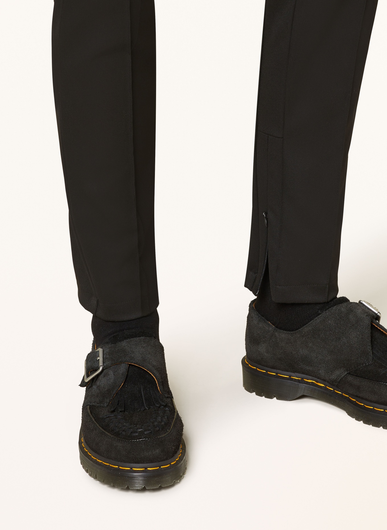 ELIAS RUMELIS Hose ERMILAN im Jogging-Stil Tapered Fit, Farbe: SCHWARZ (Bild 7)