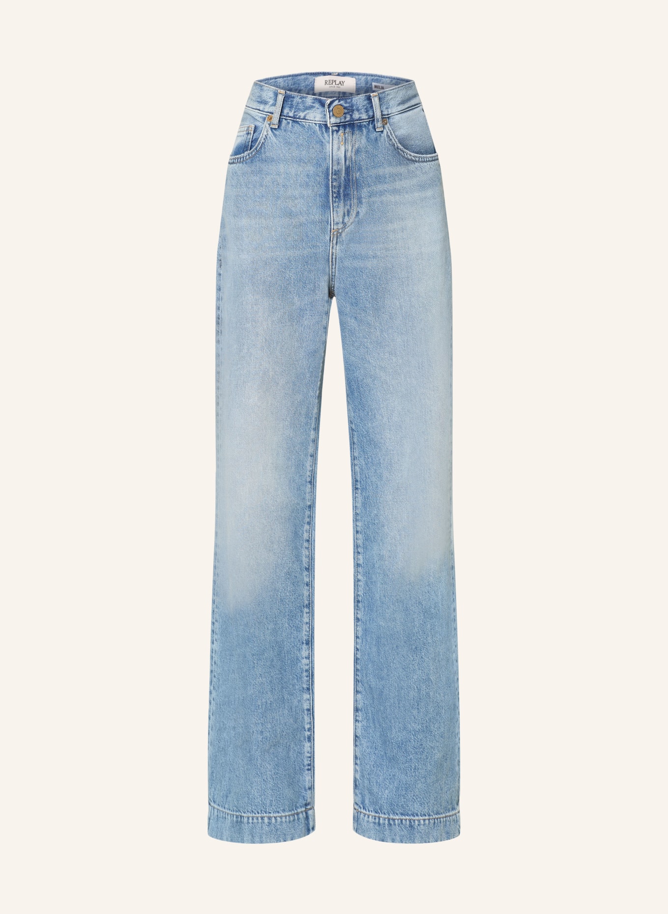 REPLAY Straight jeans MELJA, Color: 009 MEDIUM BLUE (Image 1)