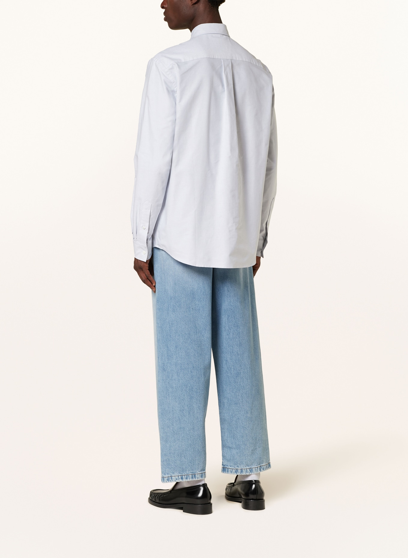 JW ANDERSON Oxfordhemd Comfort Fit: BLAUGRAU