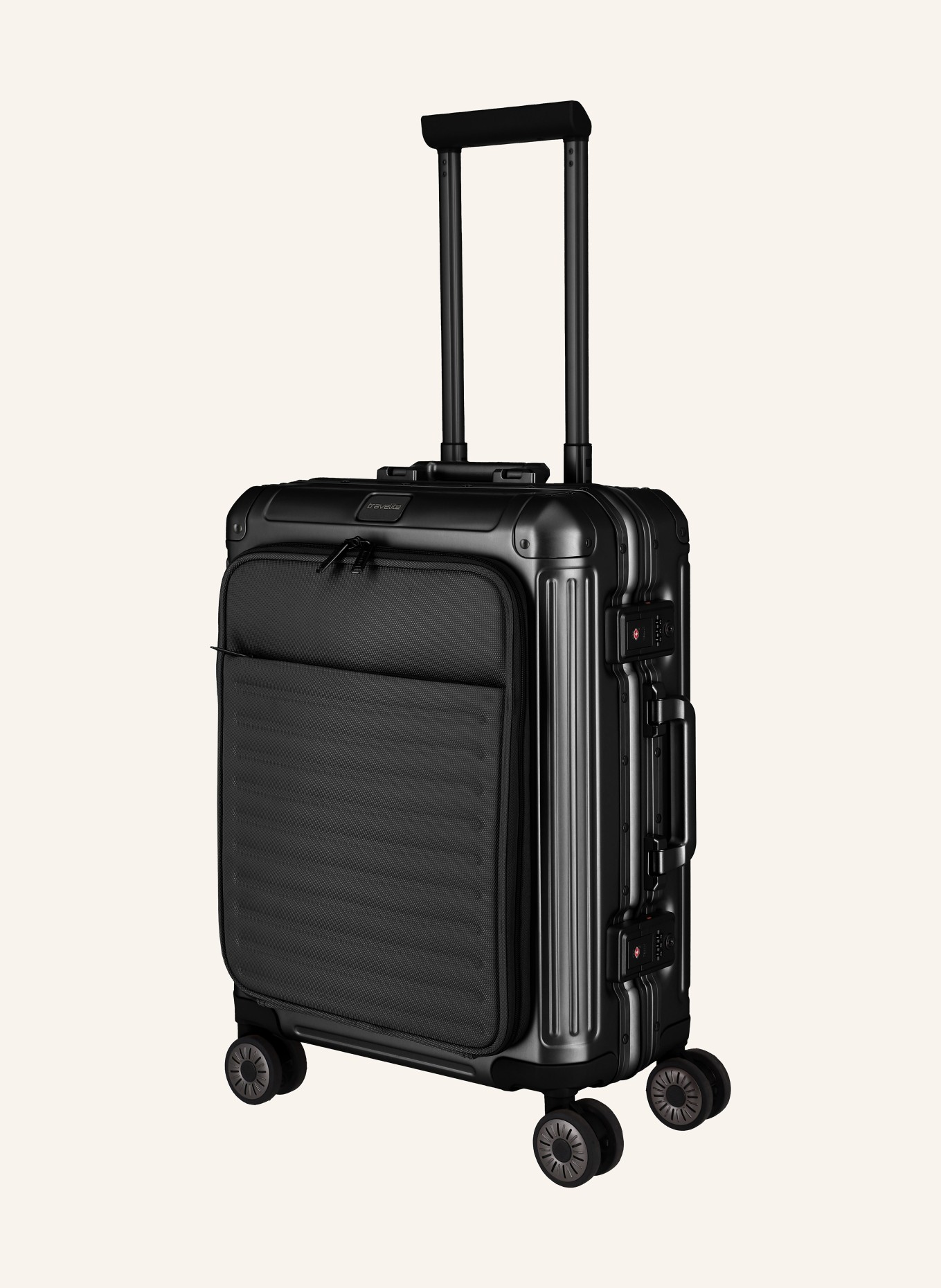 travelite Trolley NEXT 2.0 S+: SCHWARZ