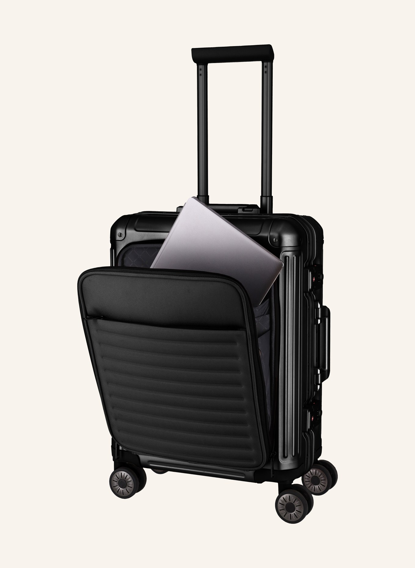 travelite Trolley NEXT 2.0 S+: SCHWARZ