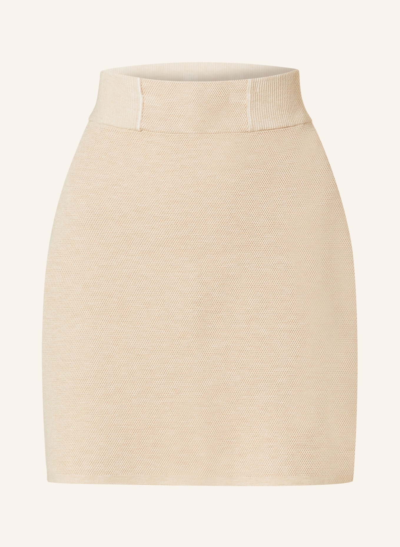 CLAUDIE PIERLOT Piqué-Rock, Farbe: BEIGE (Bild 1)