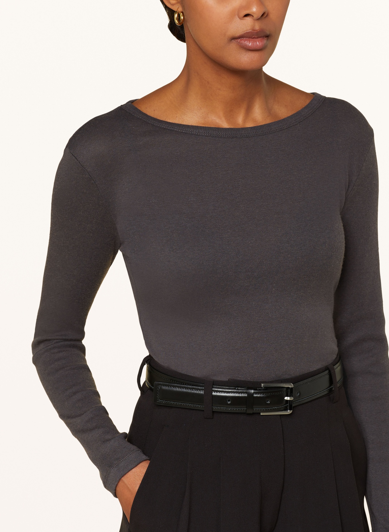 darling harbour Longsleeve: ANTHRAZIT MELANGE