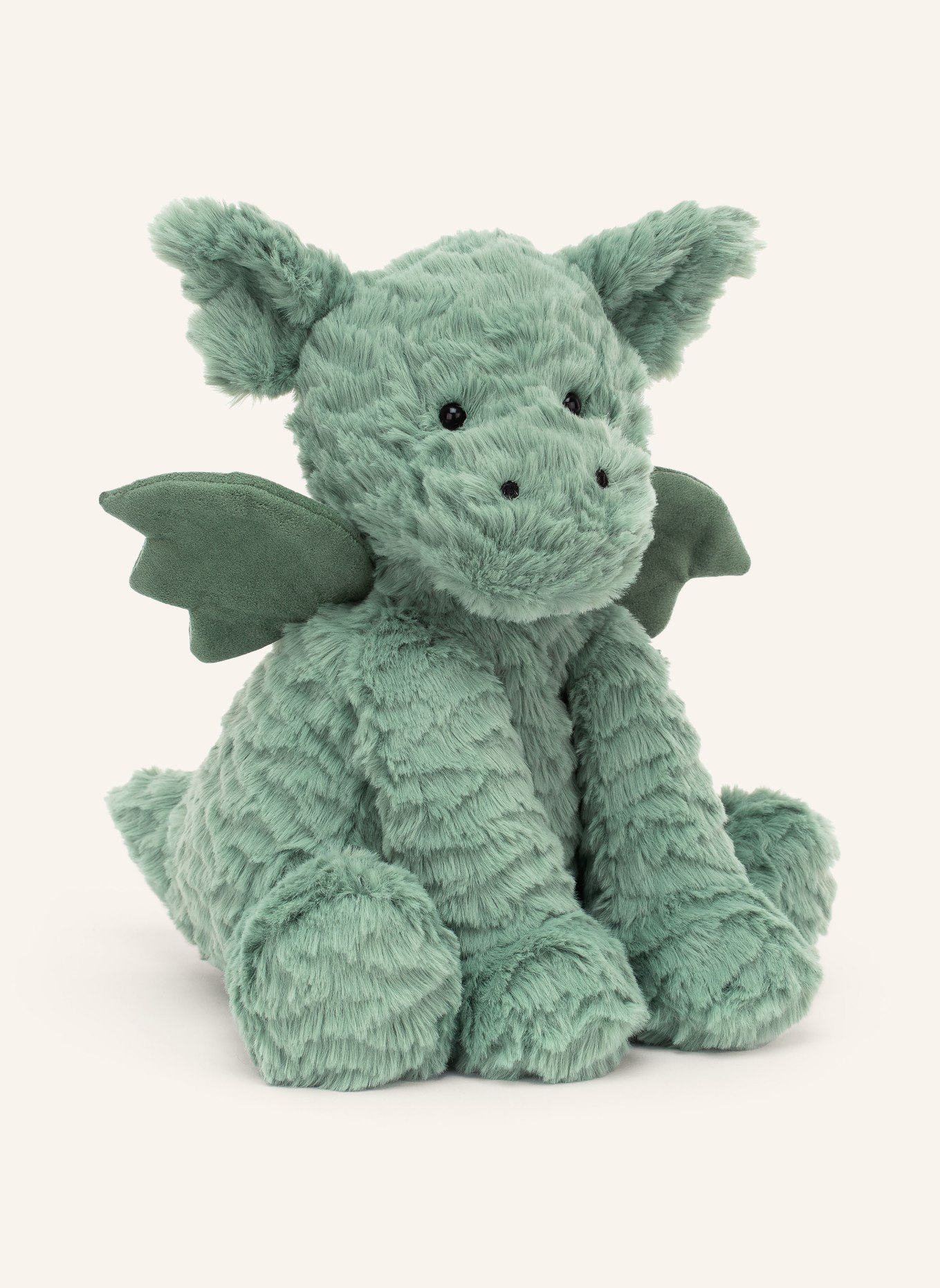 Jellycat Drache-Kuscheltier FUDDLEWUDDLE DRAGON MEDIUM, Farbe: HELLGRÜN (Bild 1)