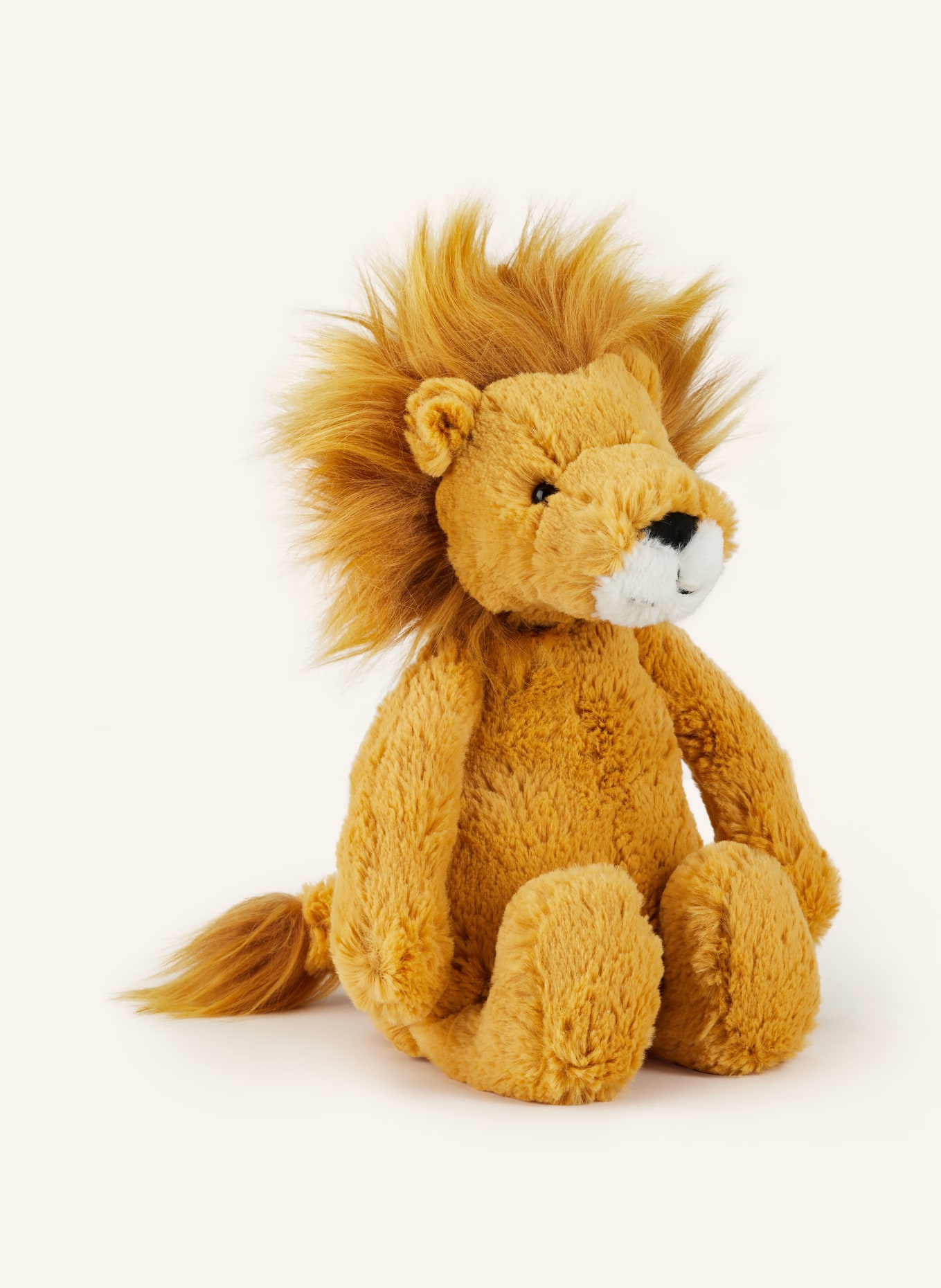 Jellycat Plyšový lev BASHFUL LION MEDIUM, Barva: TMAVĚ ŽLUTÁ (Obrázek 1)