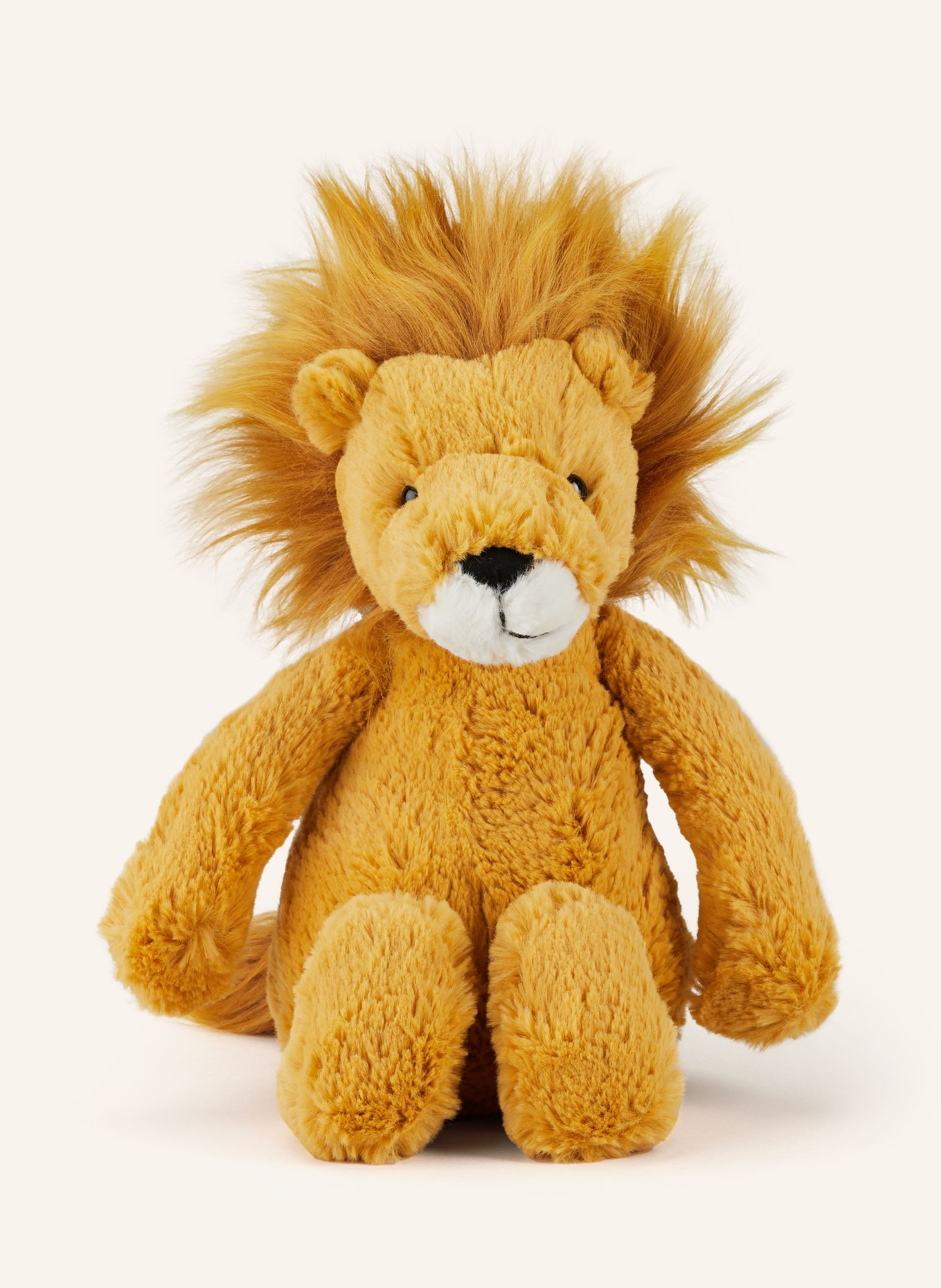 Jellycat Plyšový lev BASHFUL LION MEDIUM, Barva: TMAVĚ ŽLUTÁ (Obrázek 3)