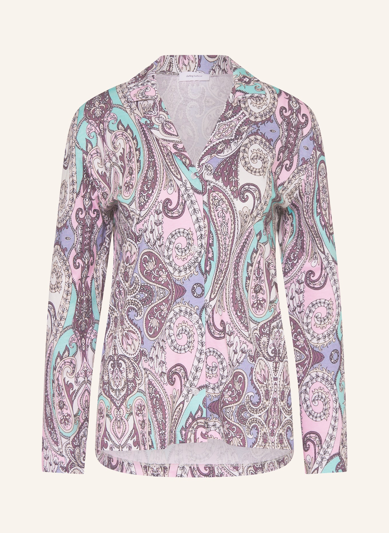 darling harbour Pajama skate shirt: paisley print