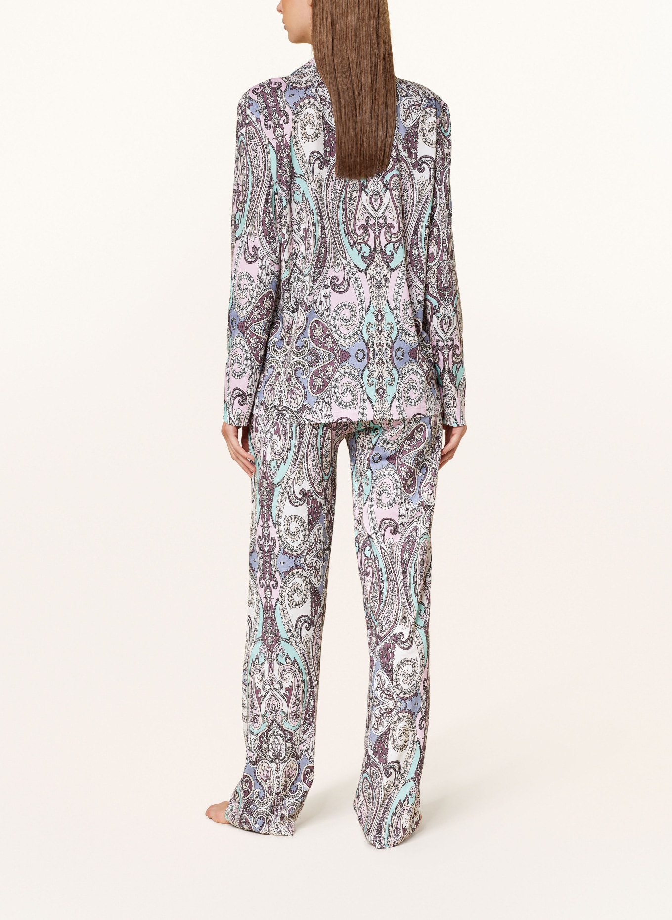 darling harbour Pajama skate shirt: paisley print