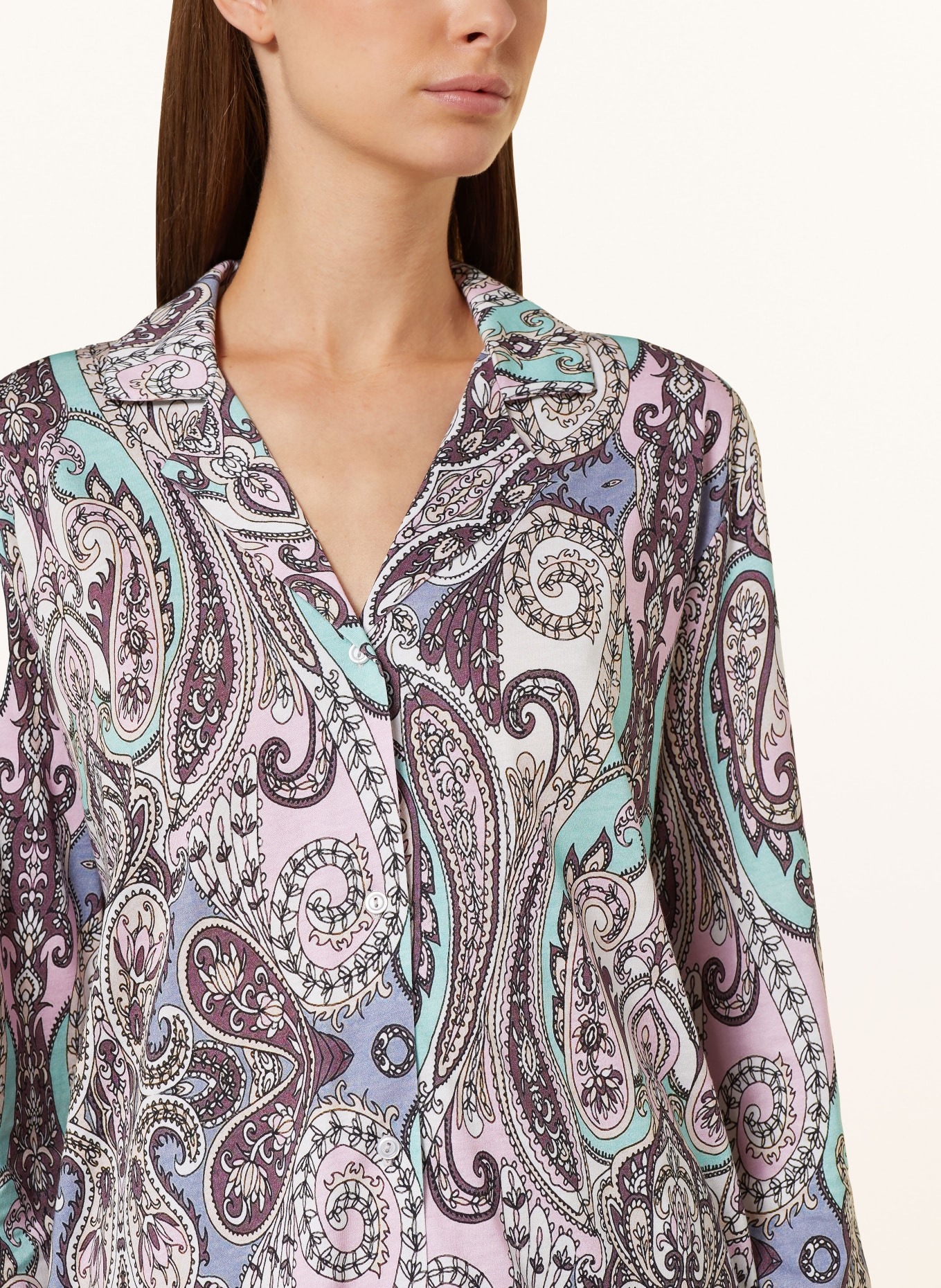 darling harbour Pajama skate shirt: paisley print