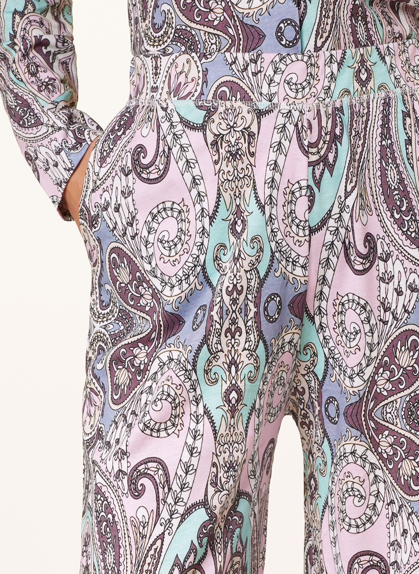 darling harbour Pajama pants, Color: paisley print (Image 5)